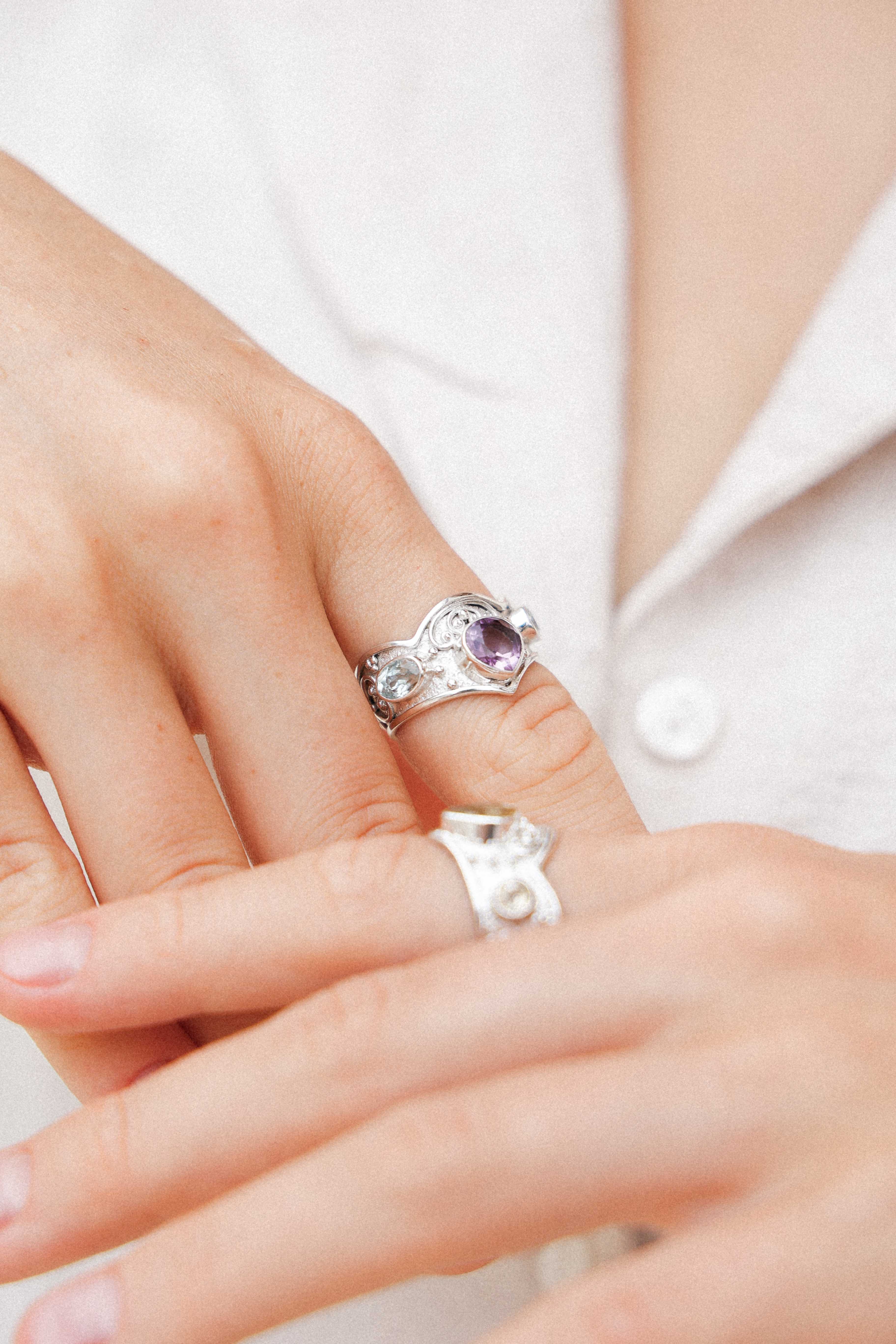 ANILLO BIZÉ AMATISTA