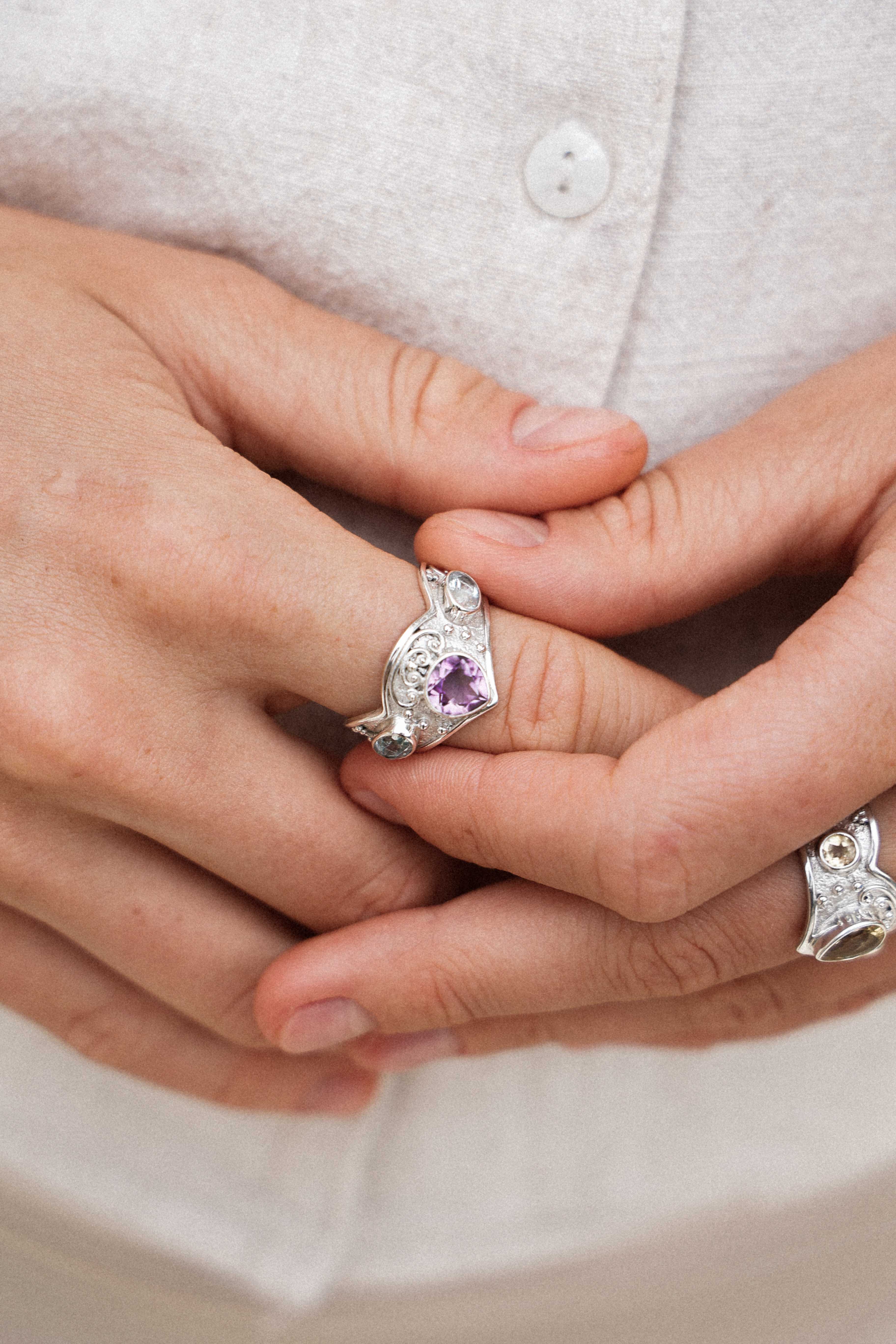 ANILLO BIZÉ AMATISTA