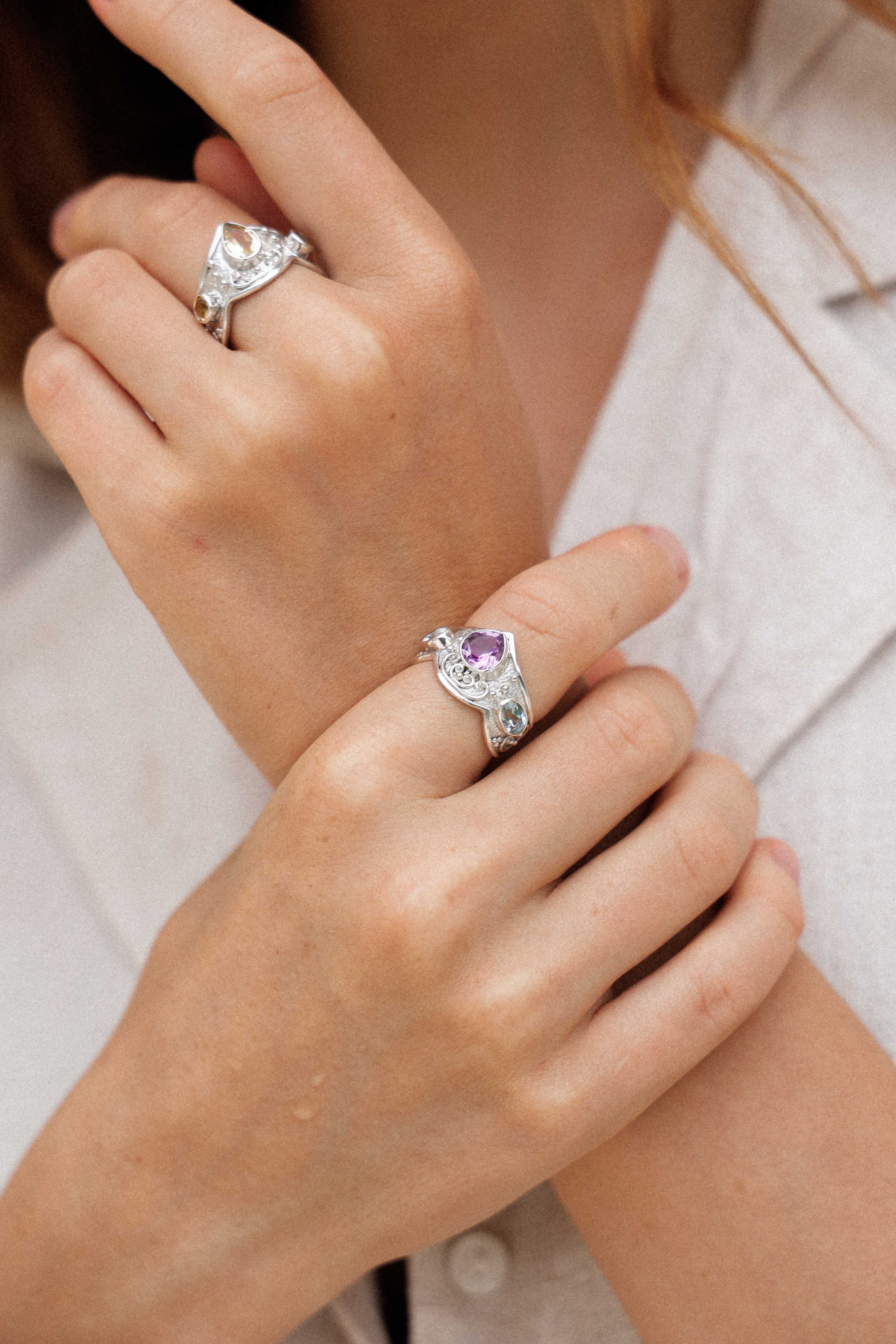 ANILLO BIZÉ AMATISTA