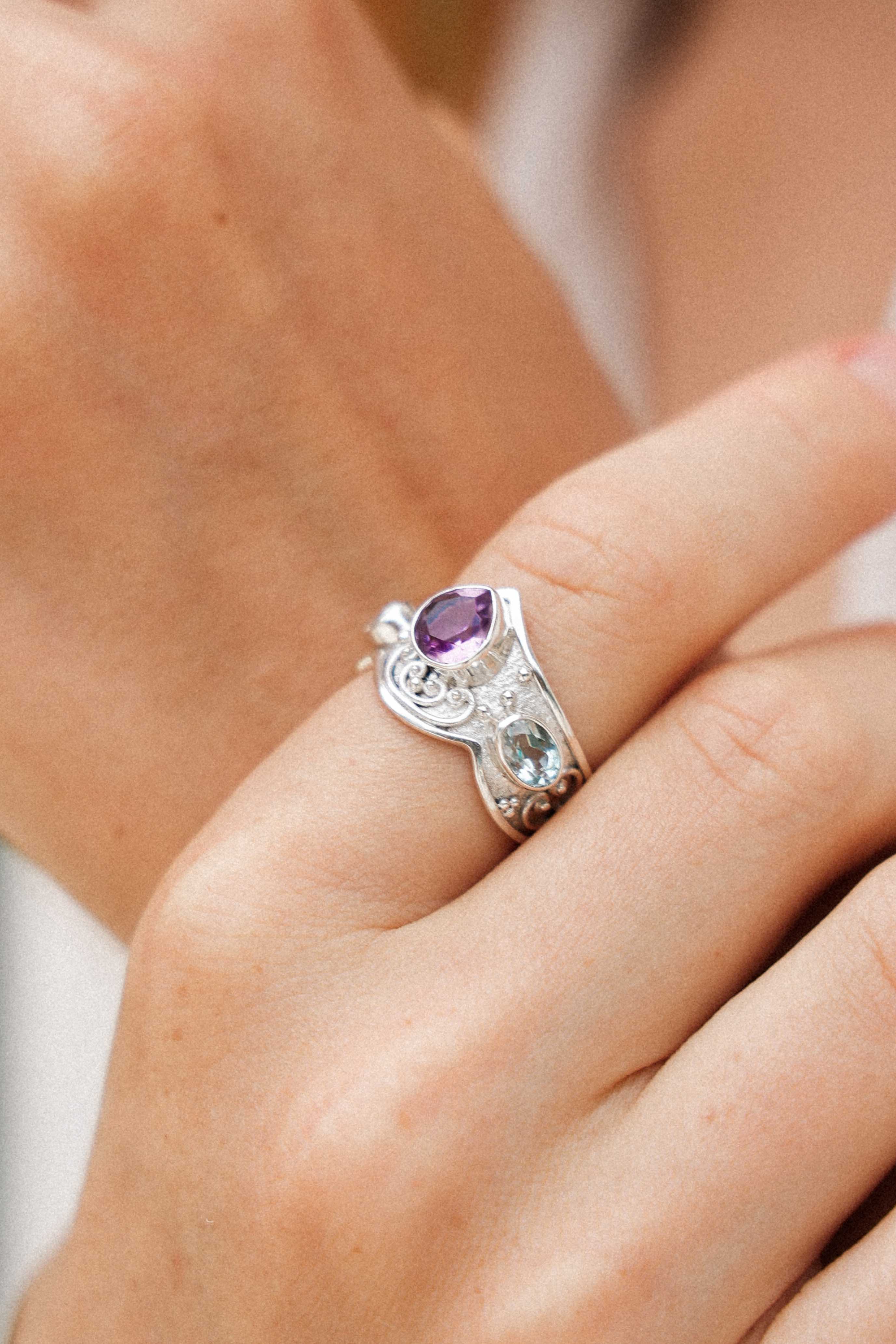 ANILLO BIZÉ AMATISTA