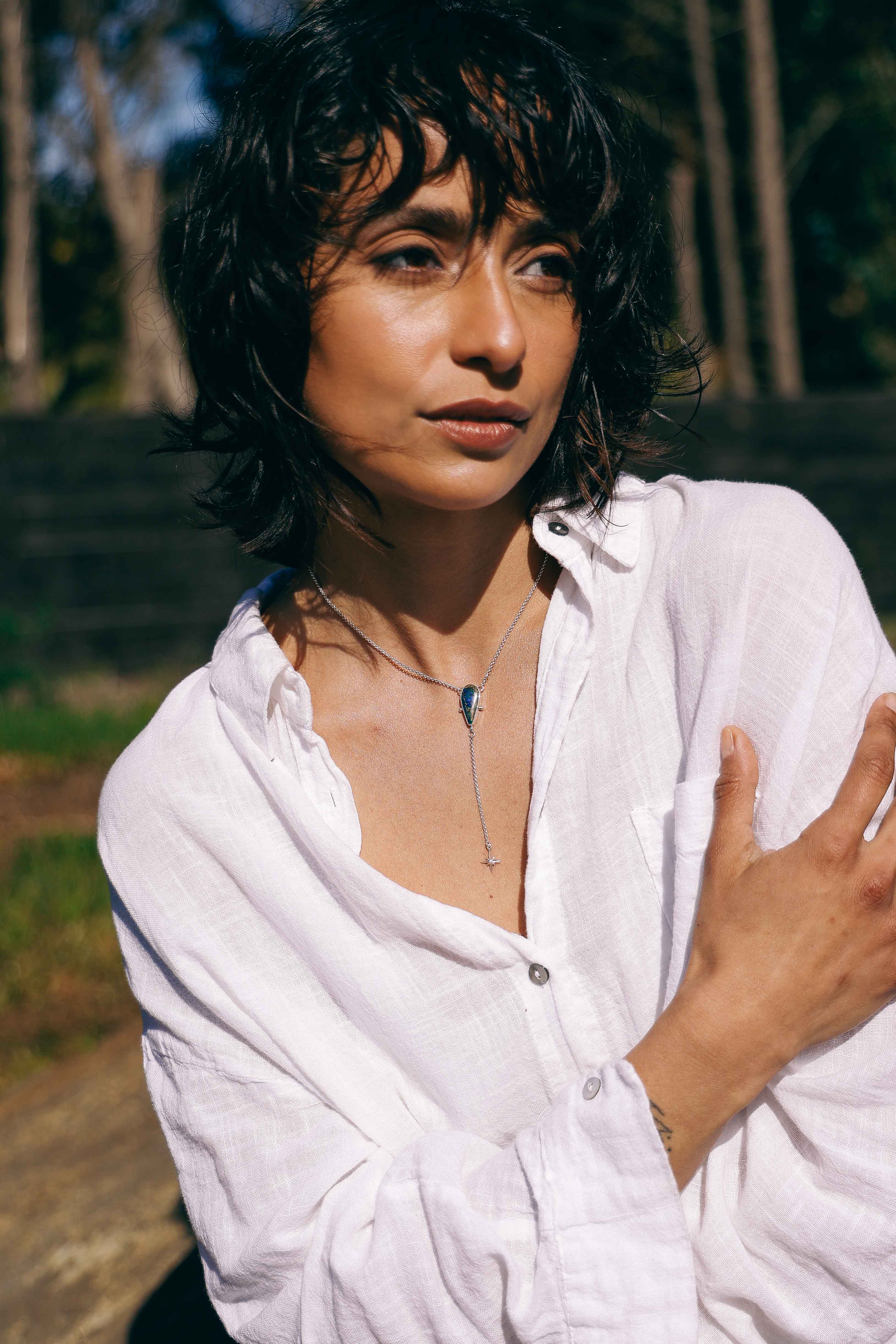 COLLAR ALUM AZURITA (Gota)