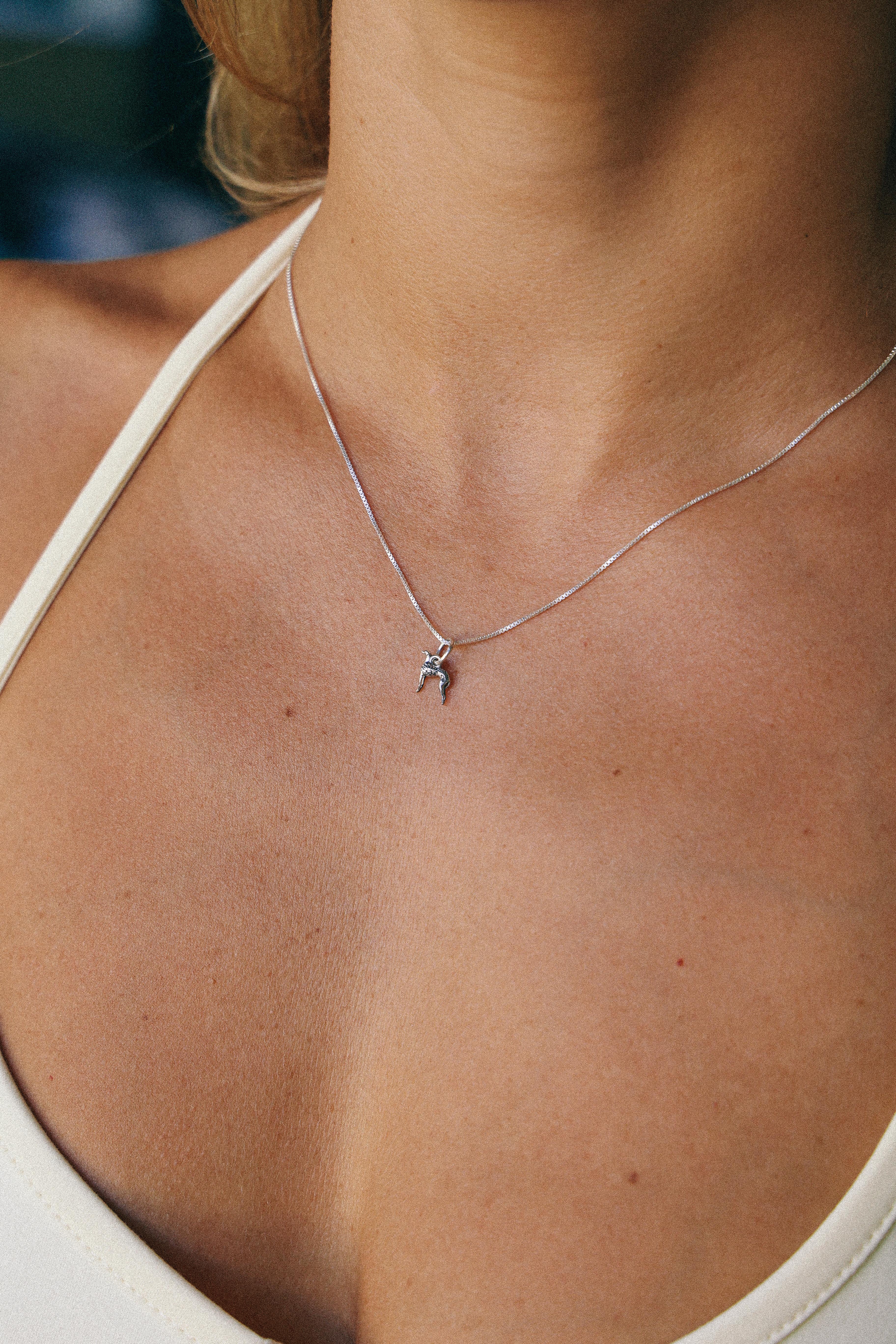 COLLAR GALGO DE PLATA