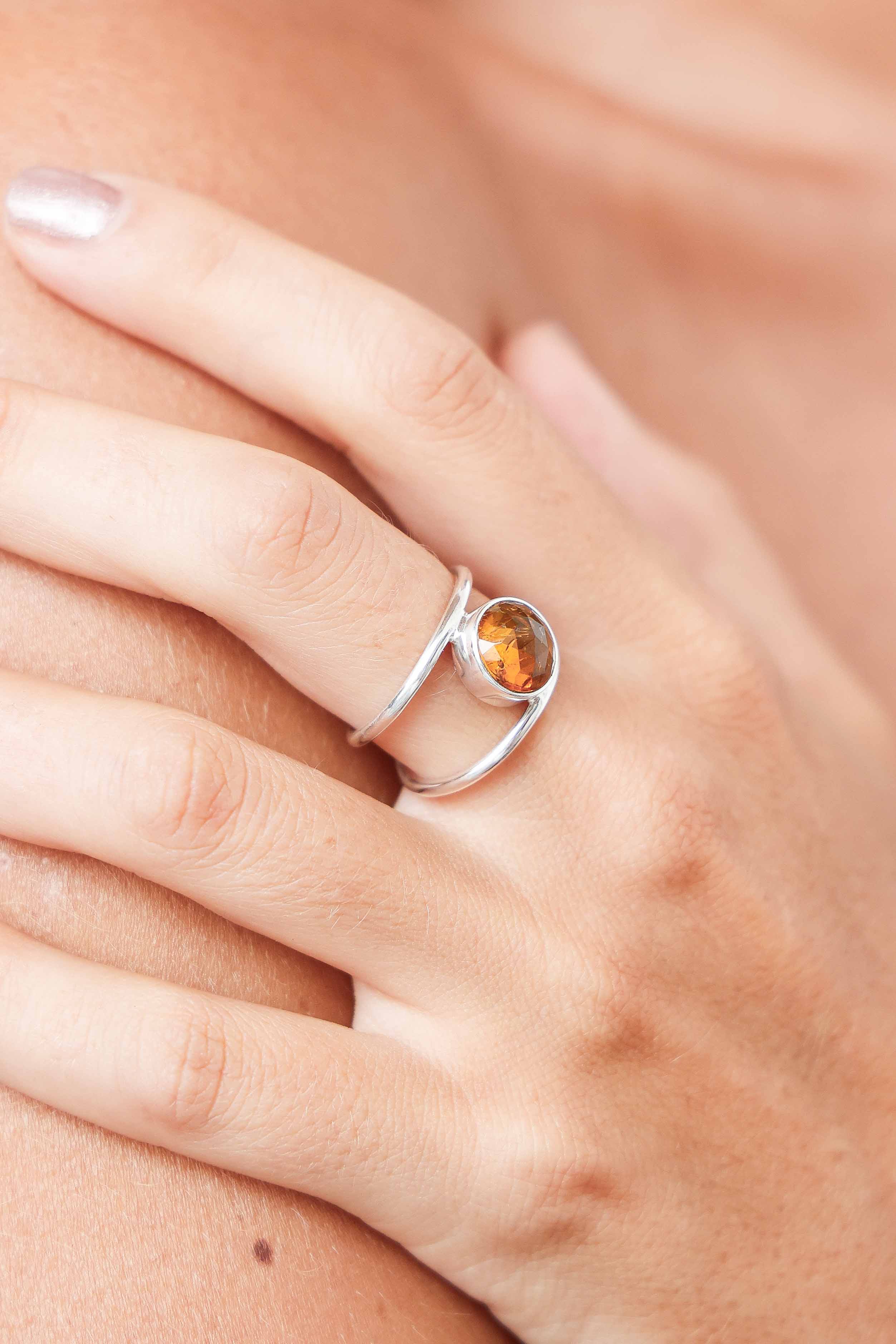 ANILLO NADRA CITRINO