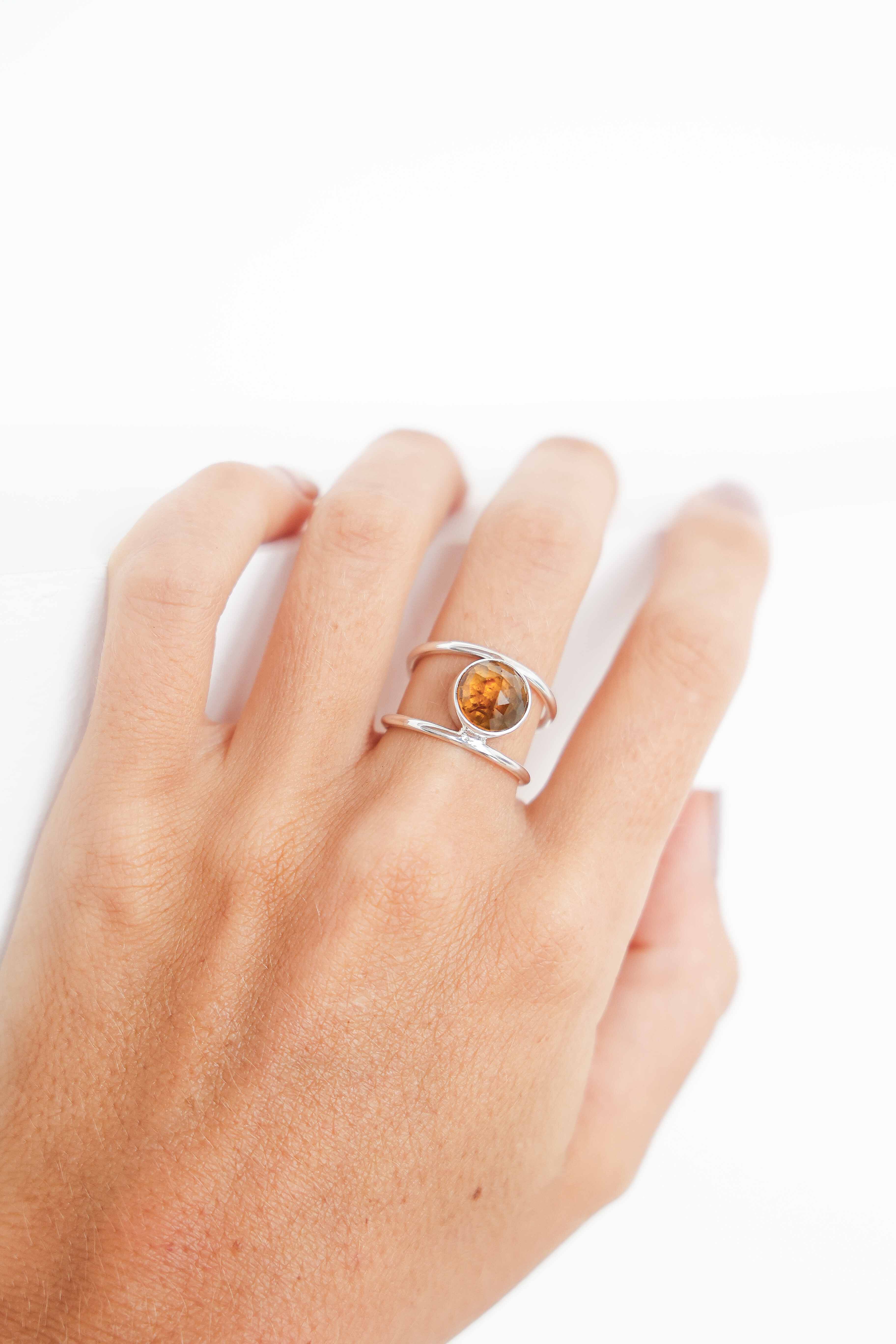 ANILLO NADRA CITRINO