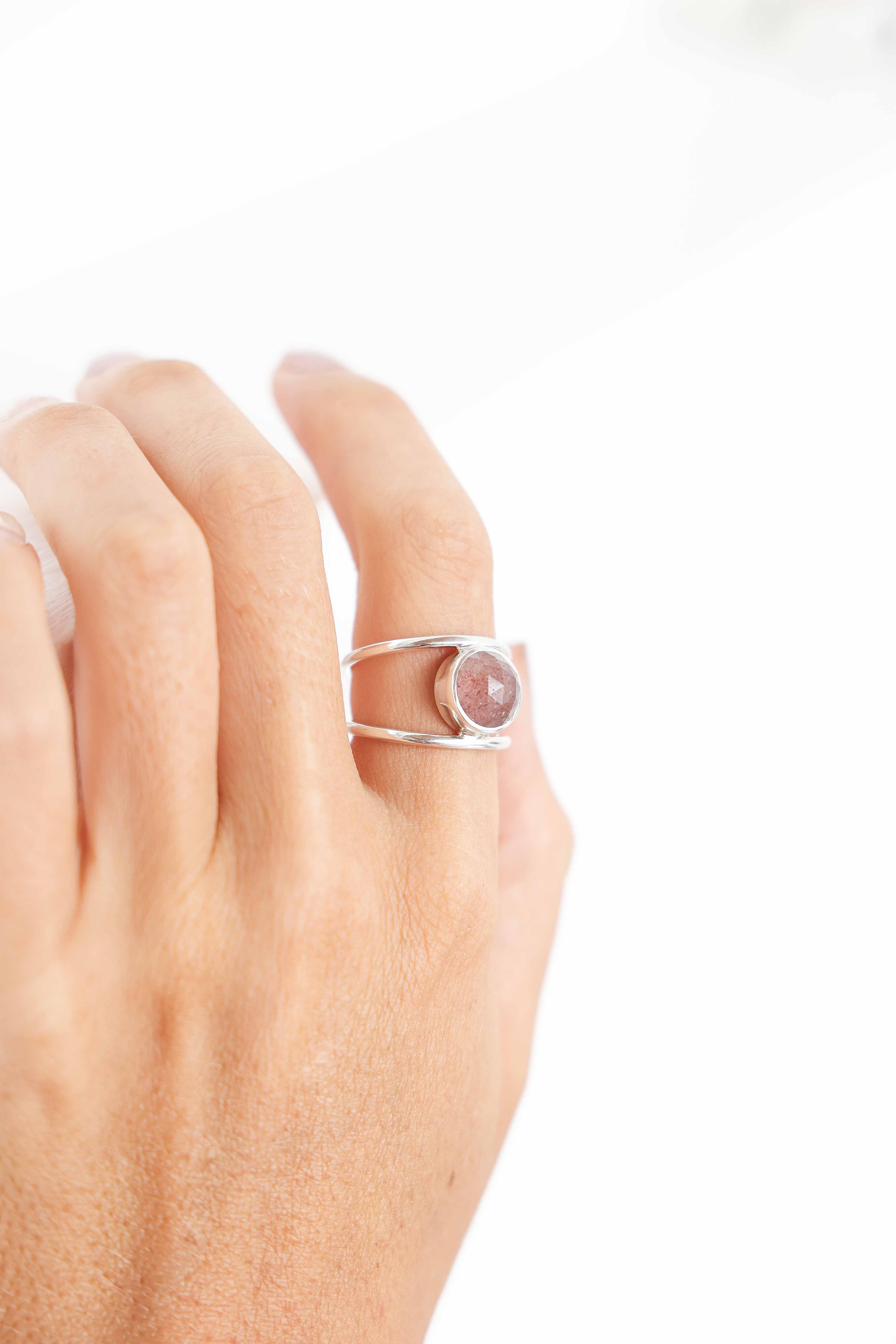 ANILLO NADRA CUARZO CHERRY