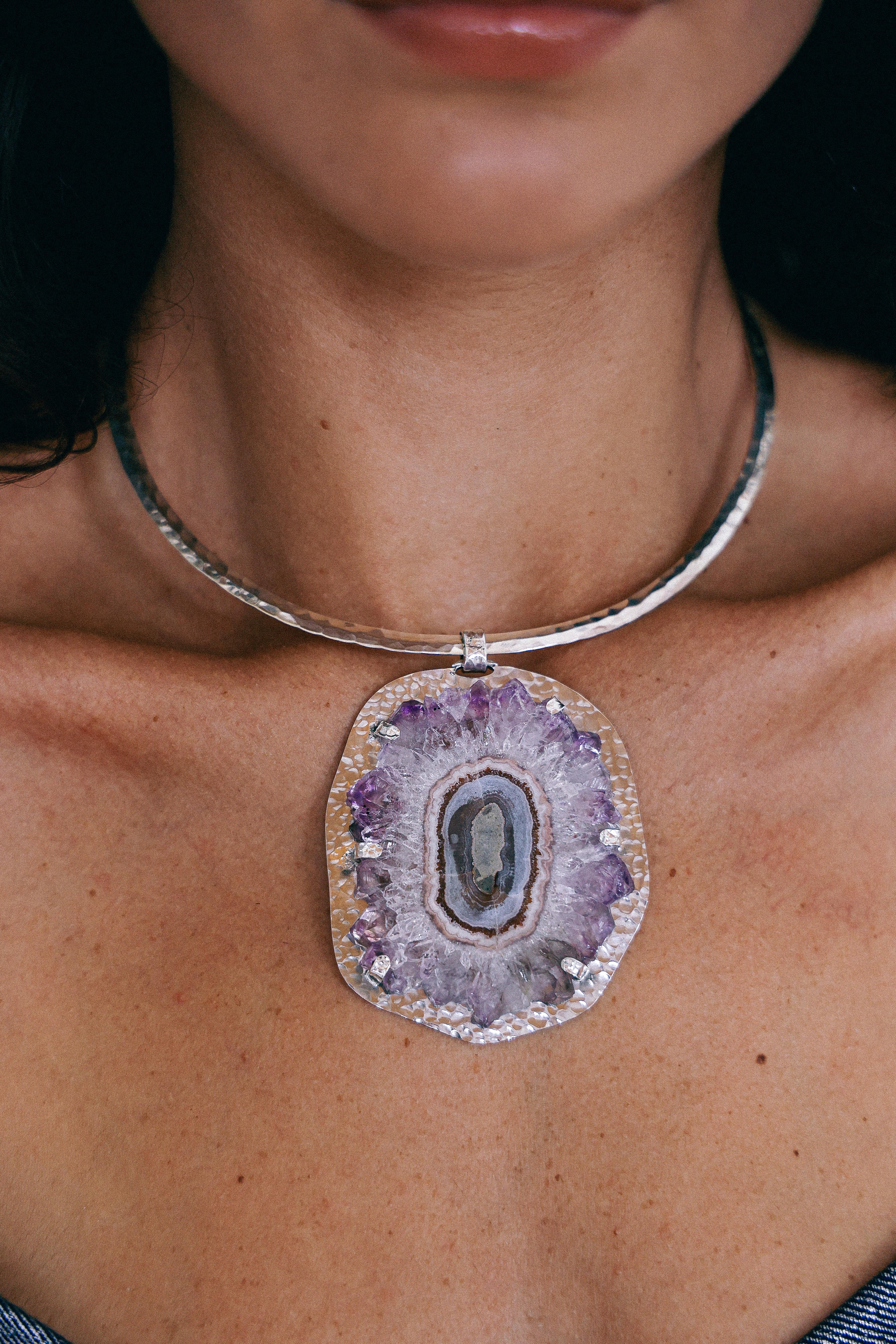 COLLAR DRUSA 01 DE PLATA