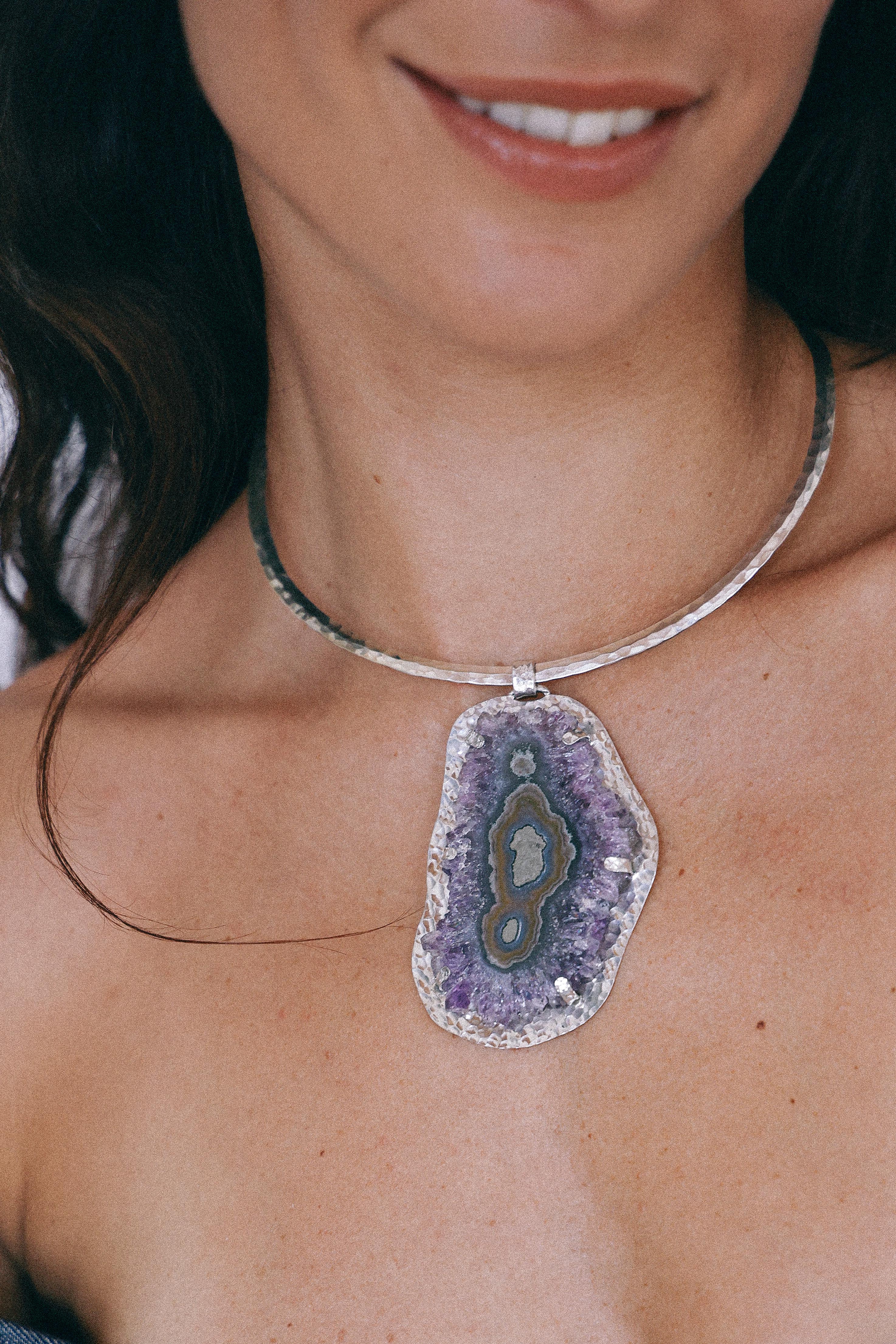 COLLAR DRUSA 06 DE PLATA