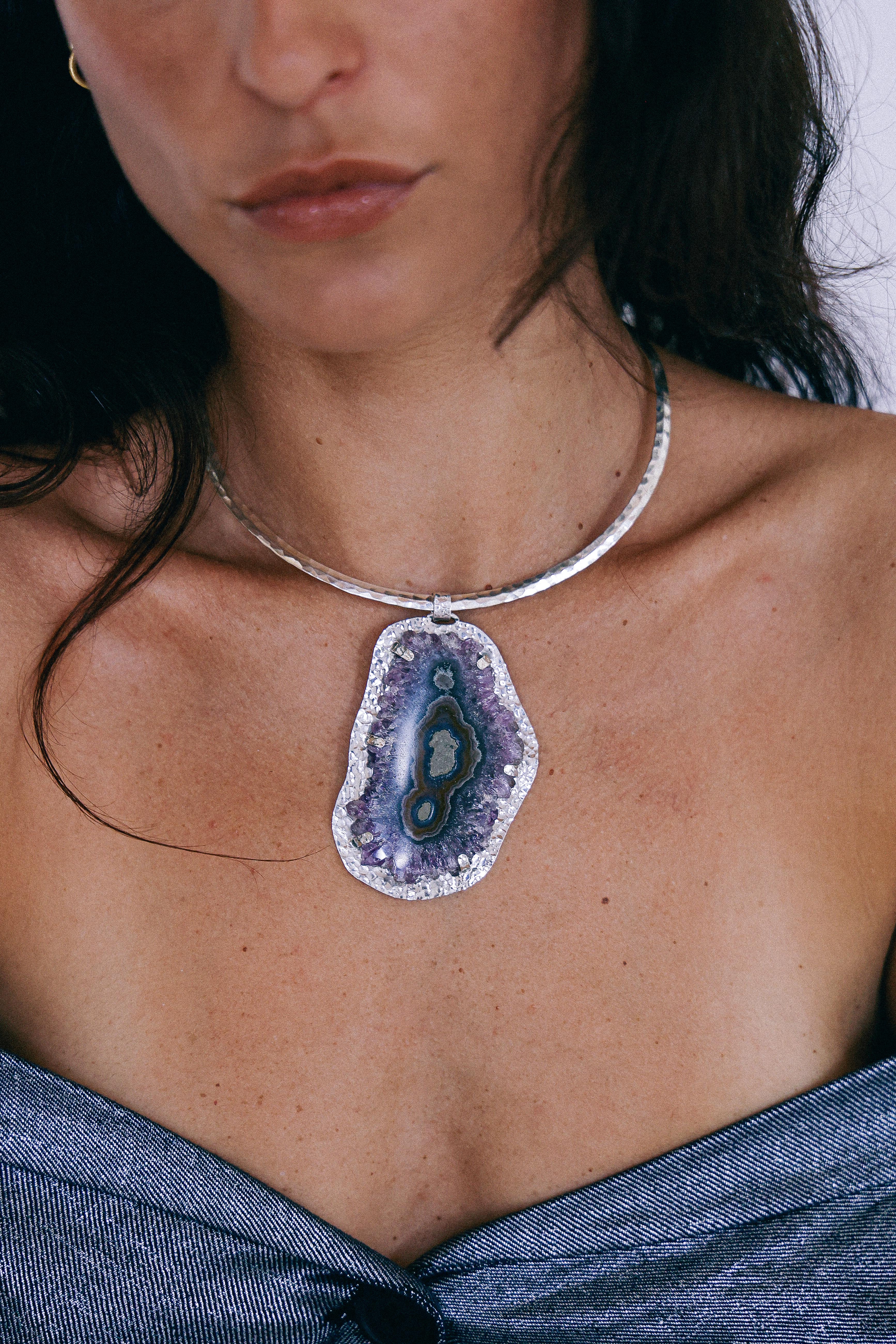 COLLAR DRUSA 06 DE PLATA