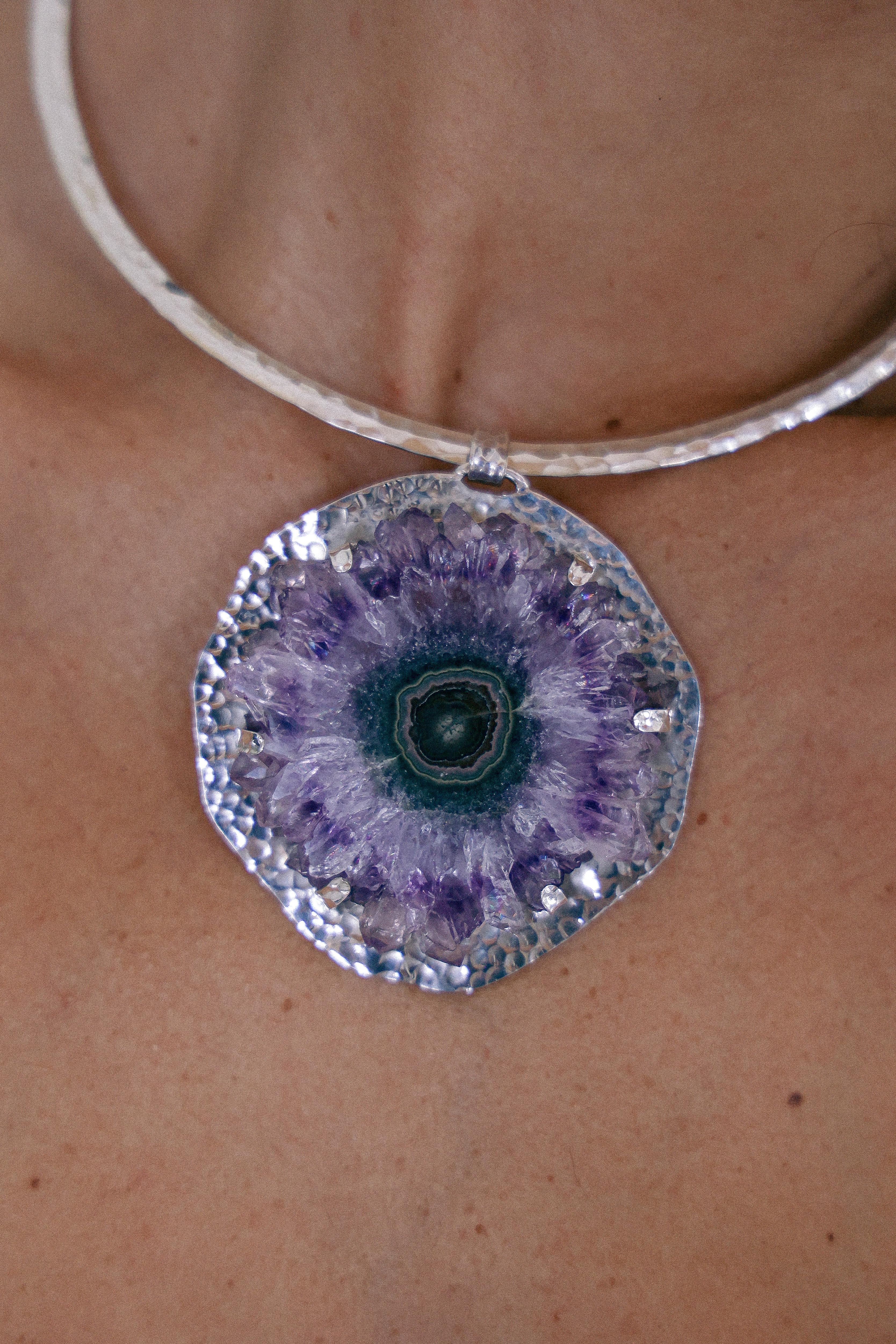 COLLAR DRUSA 07 DE PLATA