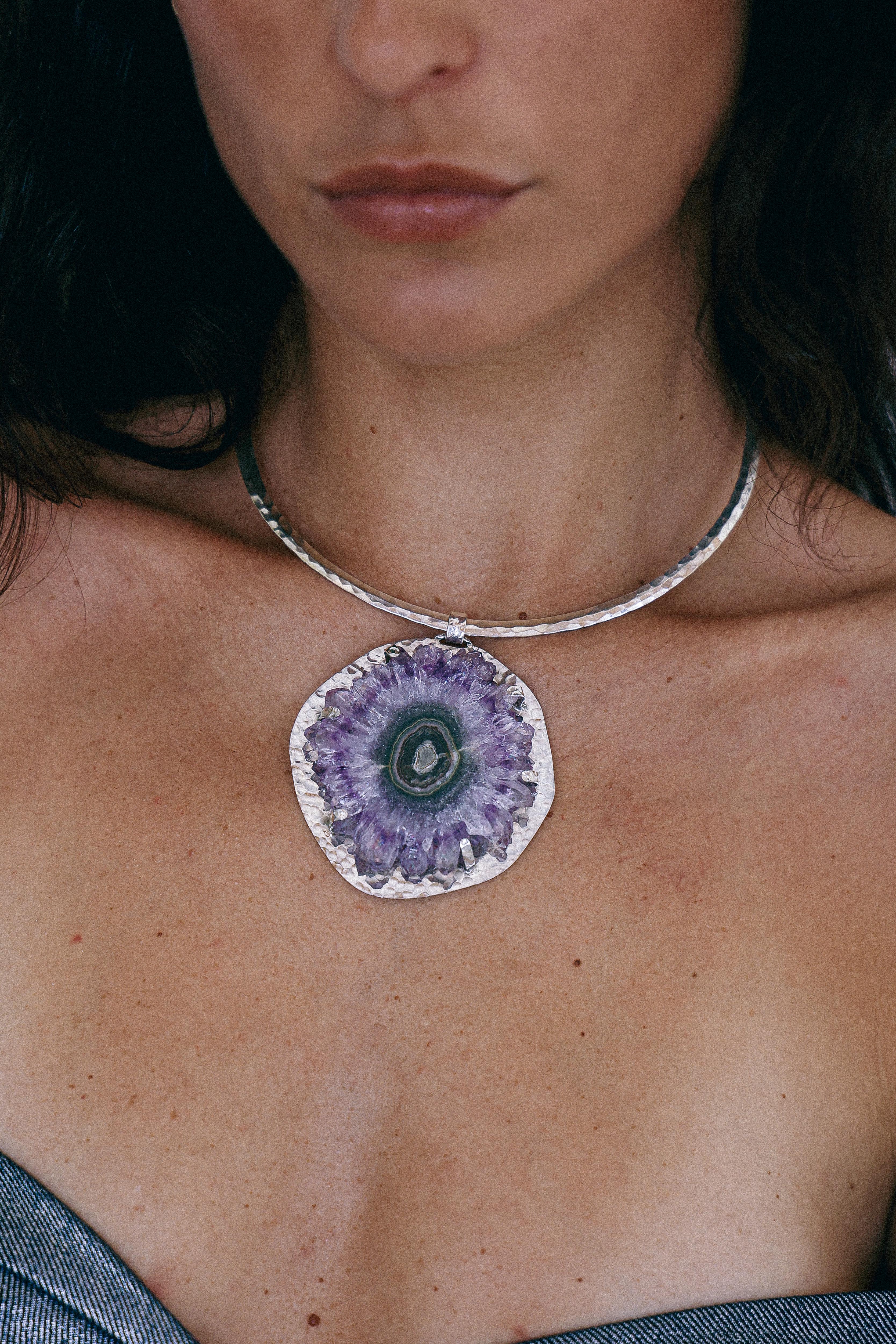 COLLAR DRUSA 08 DE PLATA
