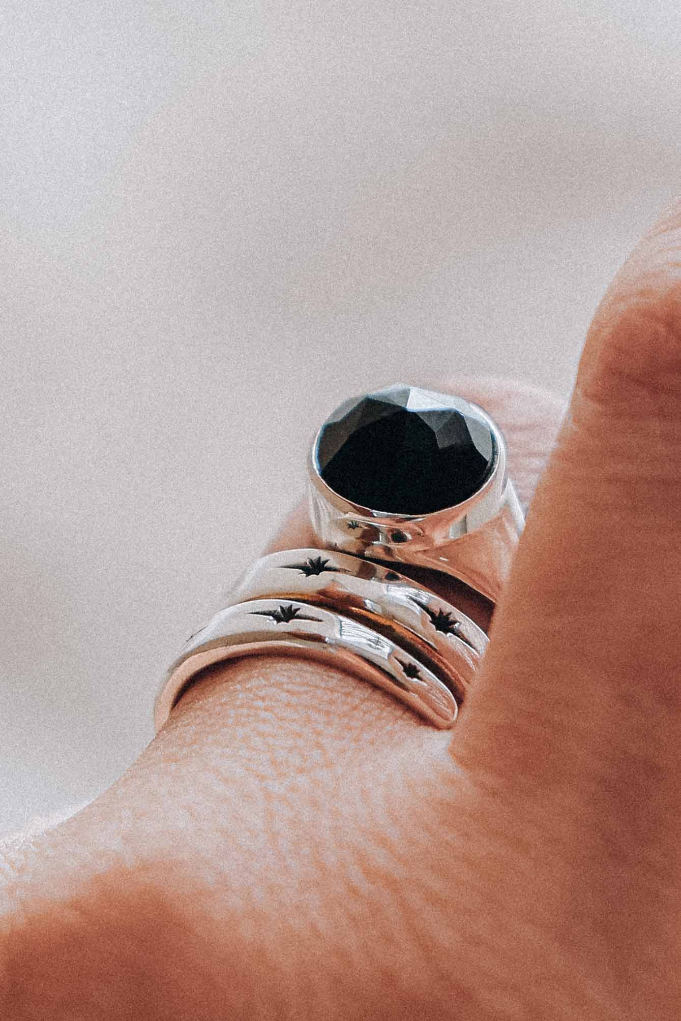ANILLO SNAKE ONIX