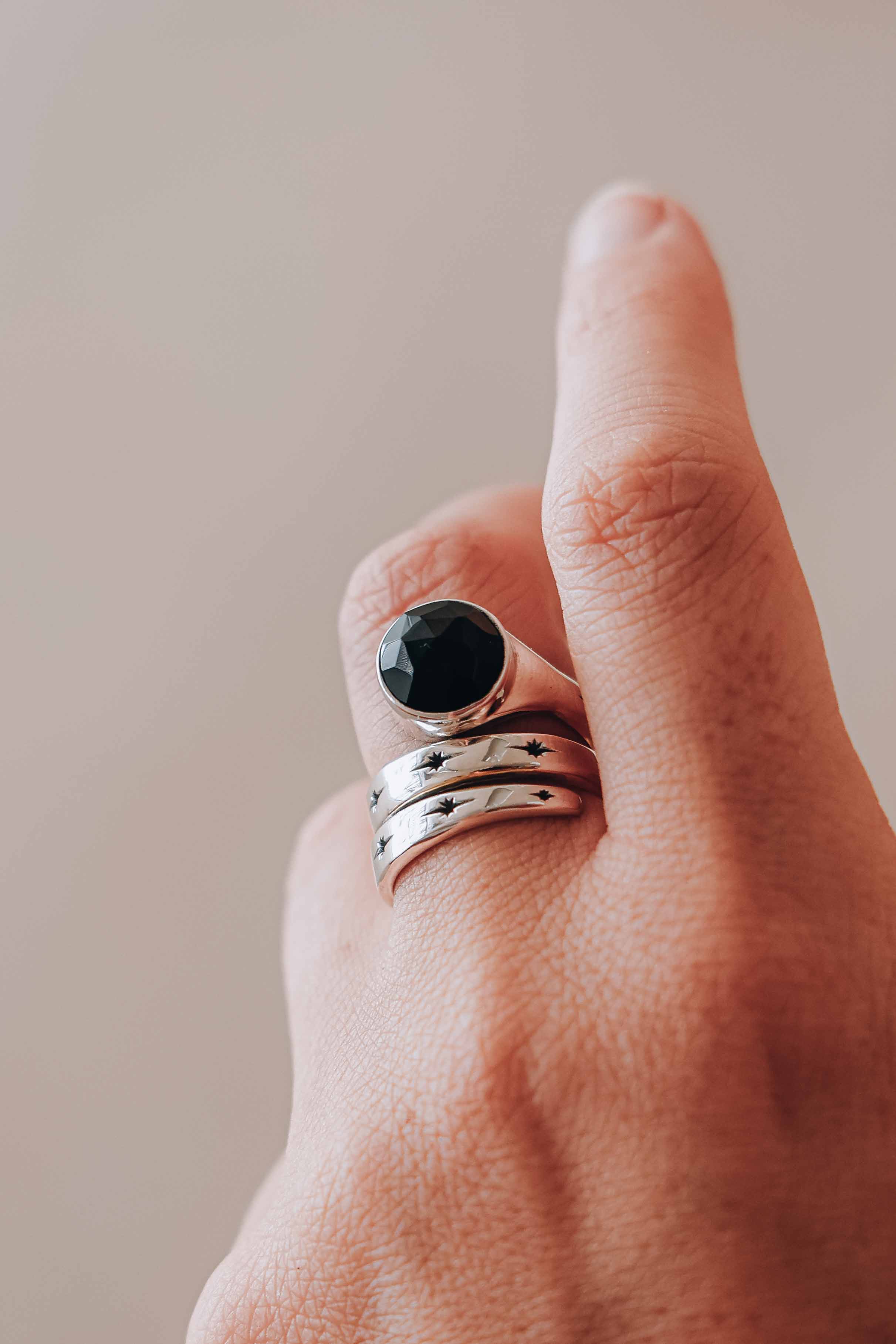 ANILLO SNAKE ONIX