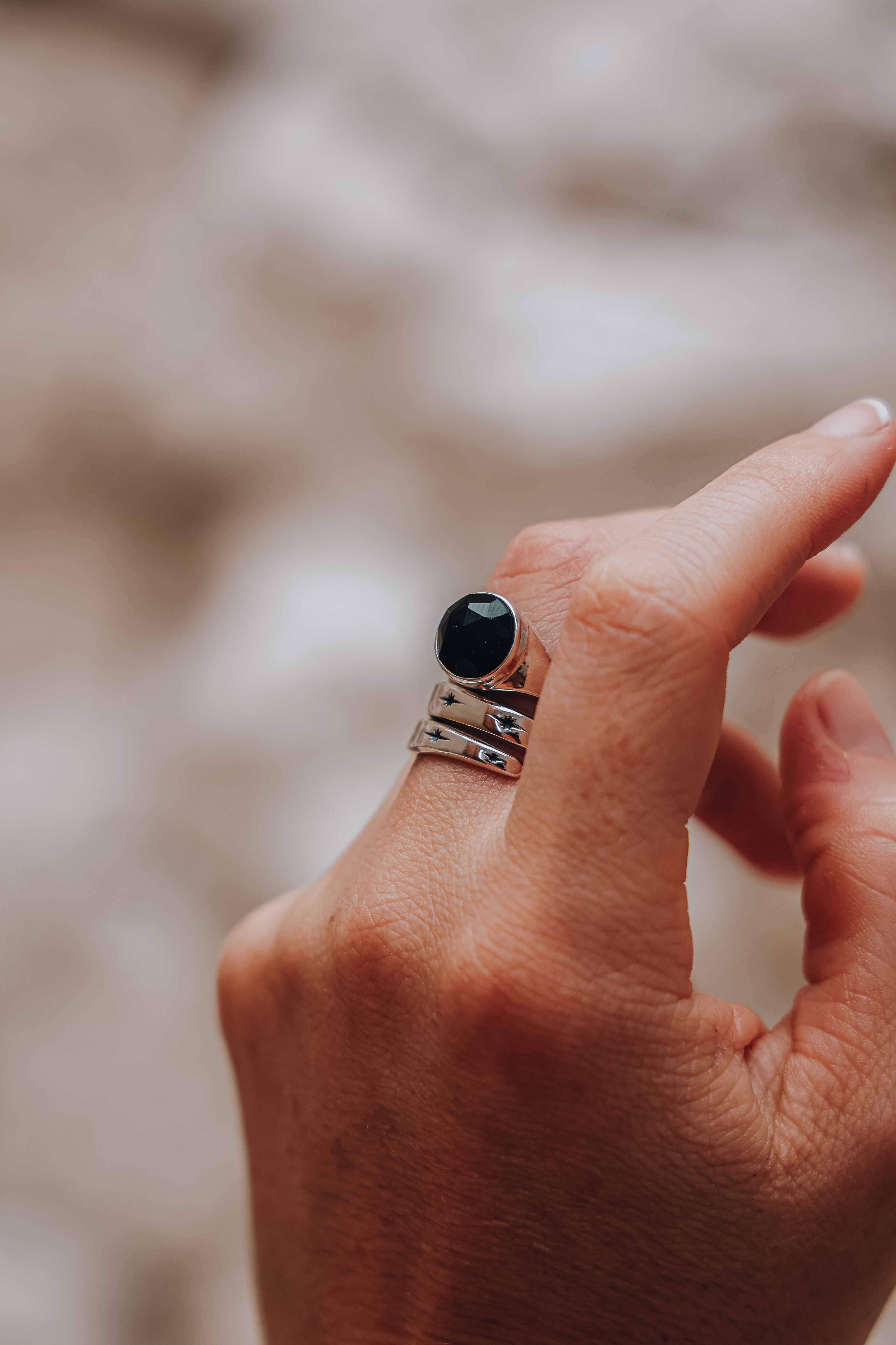 ANILLO SNAKE ONIX