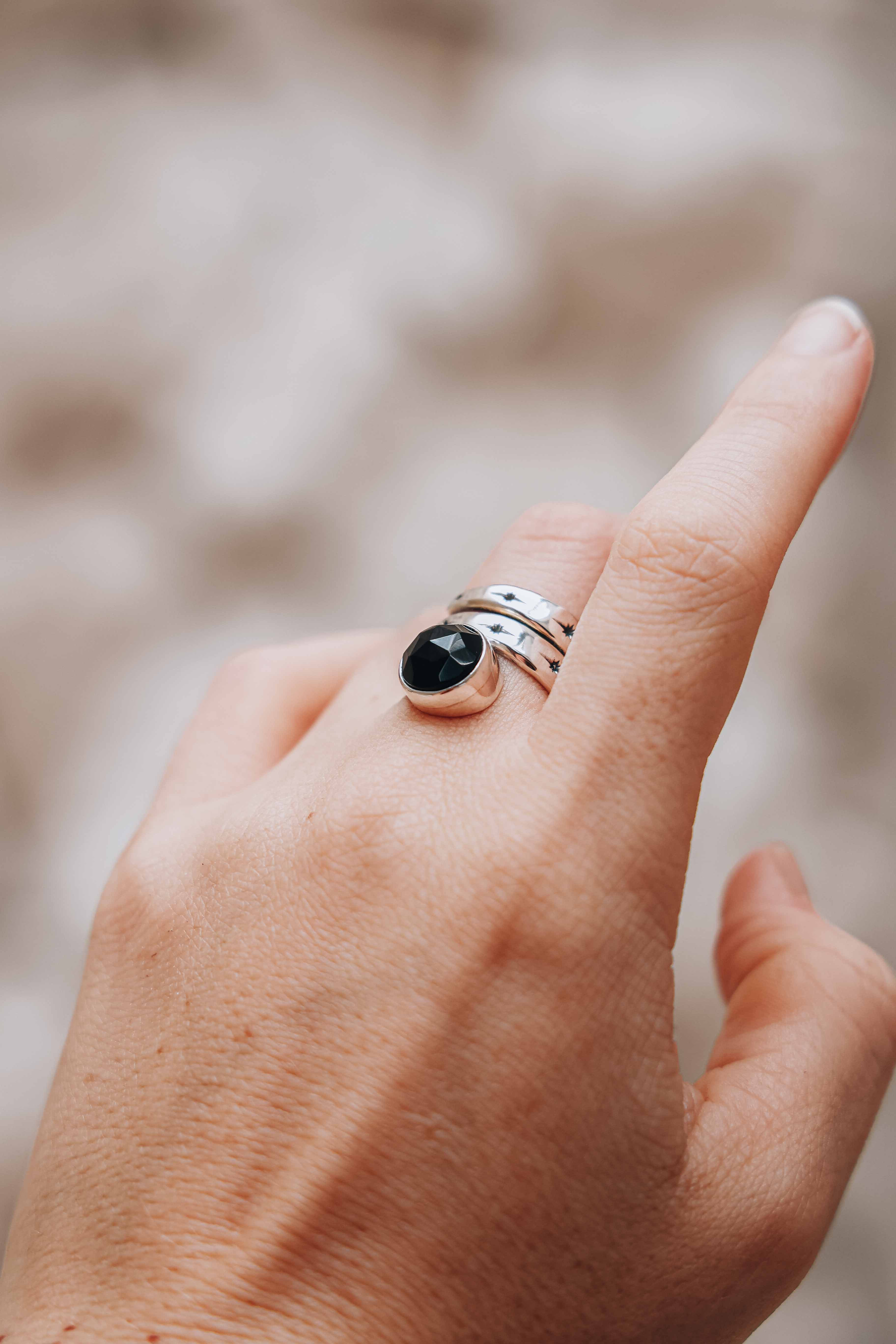 ANILLO SNAKE ONIX