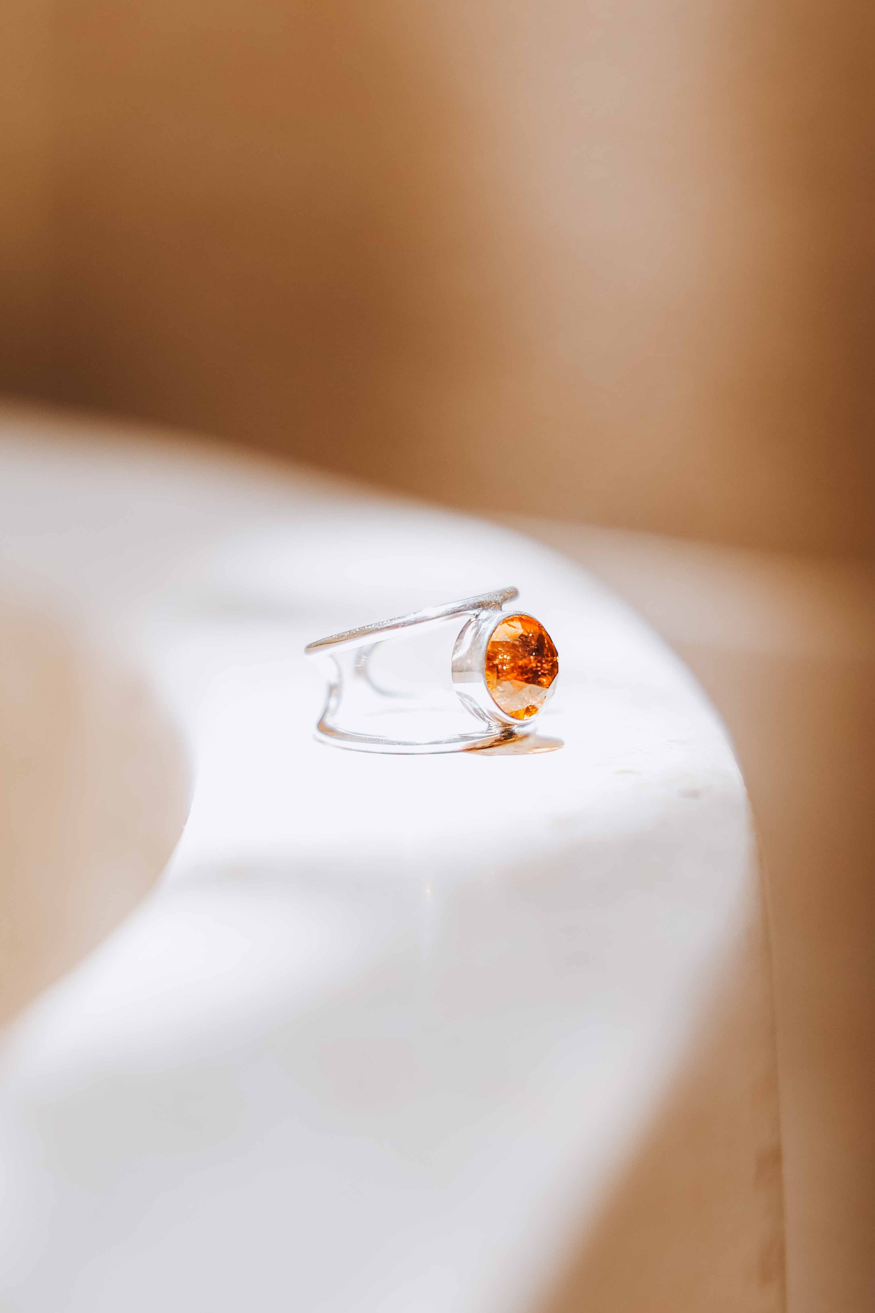ANILLO NADRA CITRINO