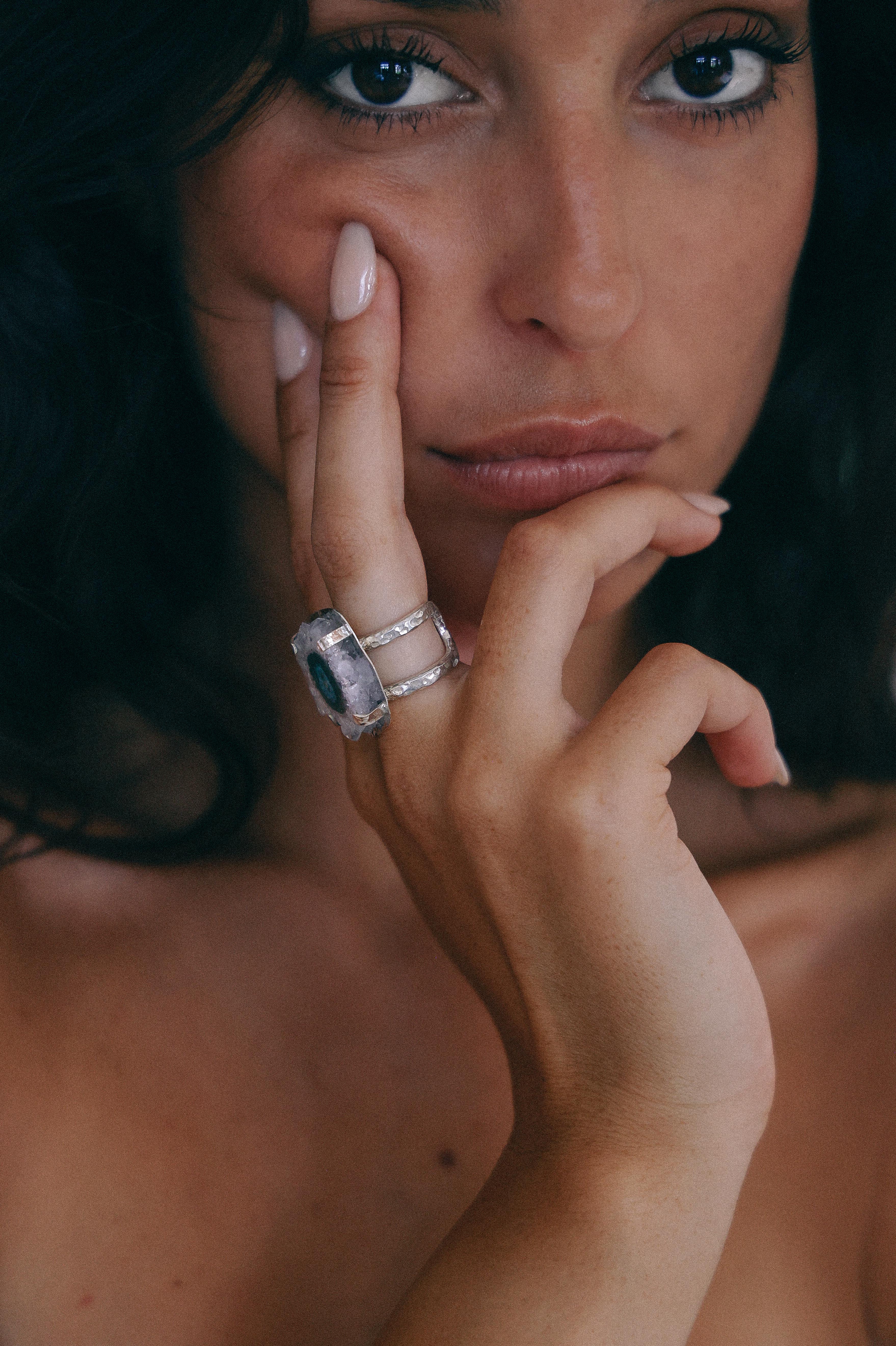 ANILLO DRUSA 03 DE PLATA