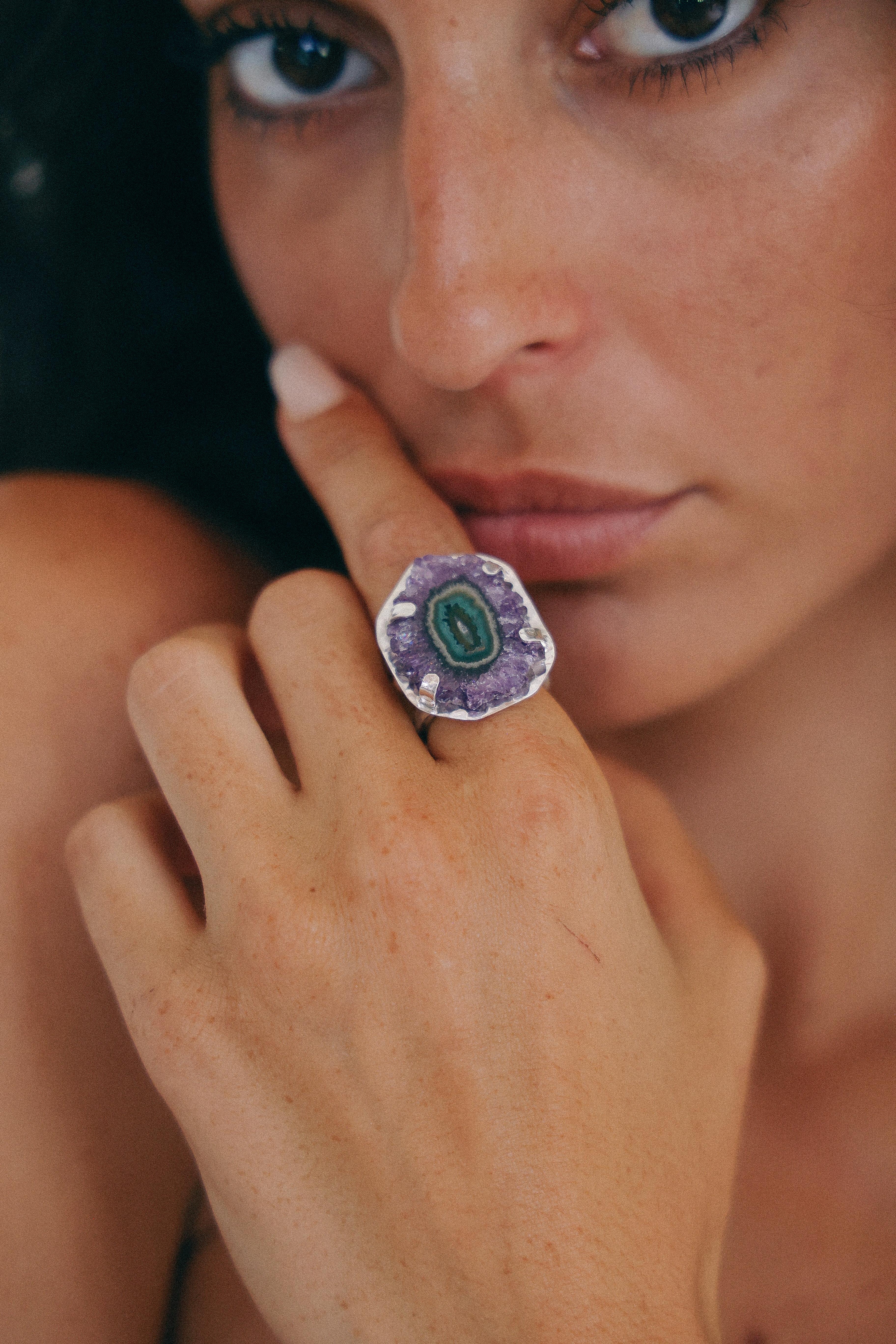 ANILLO DRUSA 04 DE PLATA