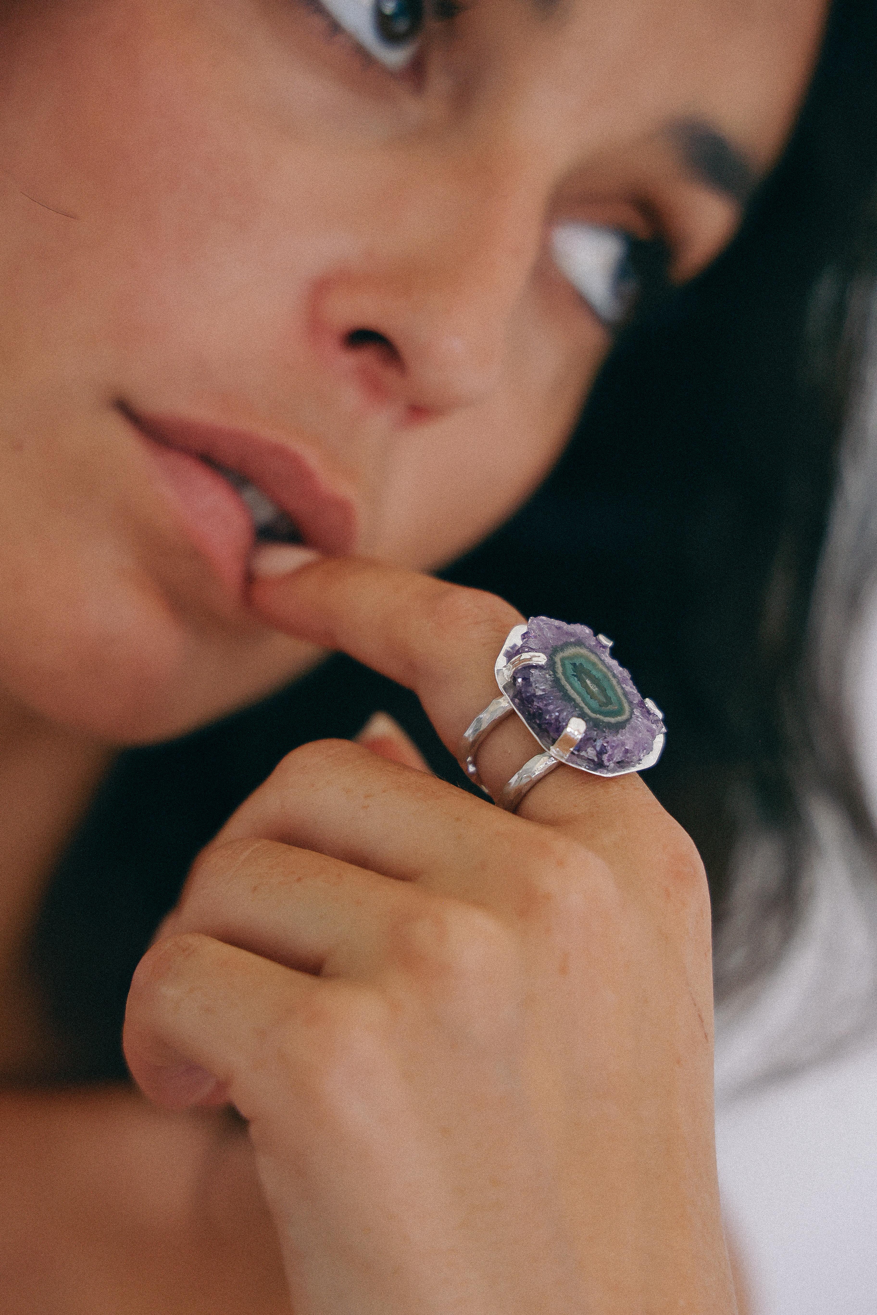ANILLO DRUSA 04 DE PLATA