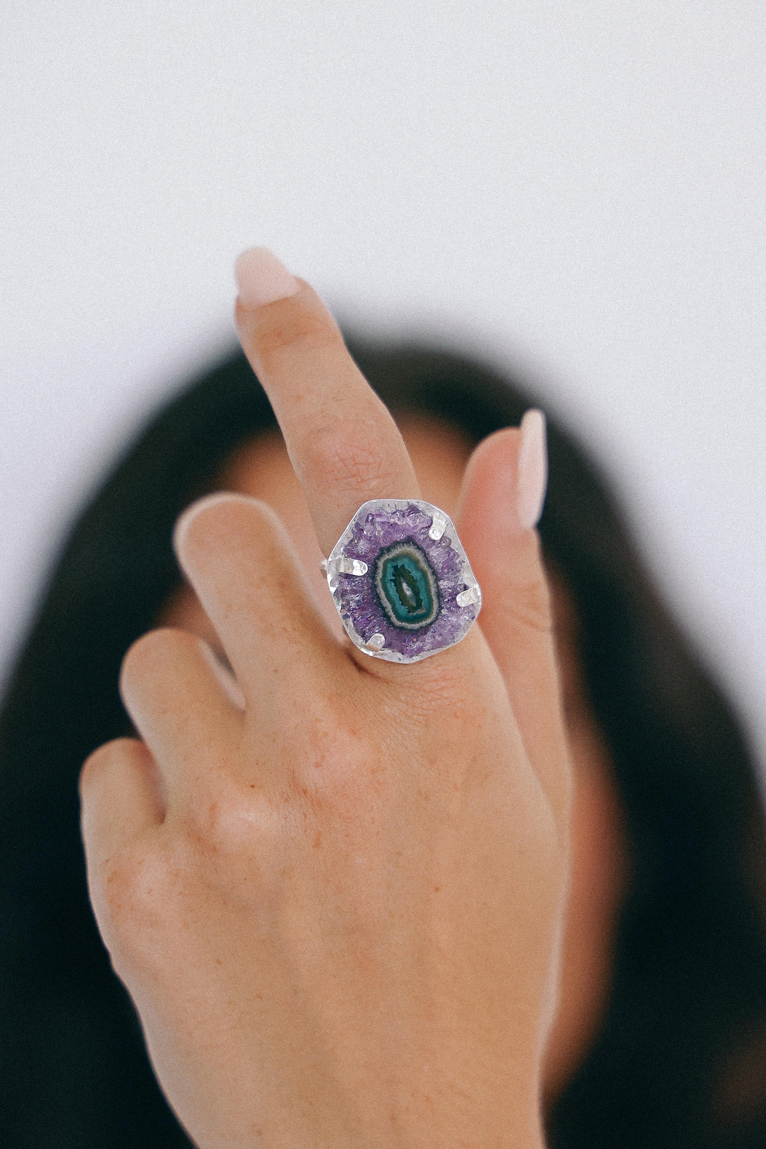ANILLO DRUSA 04 DE PLATA