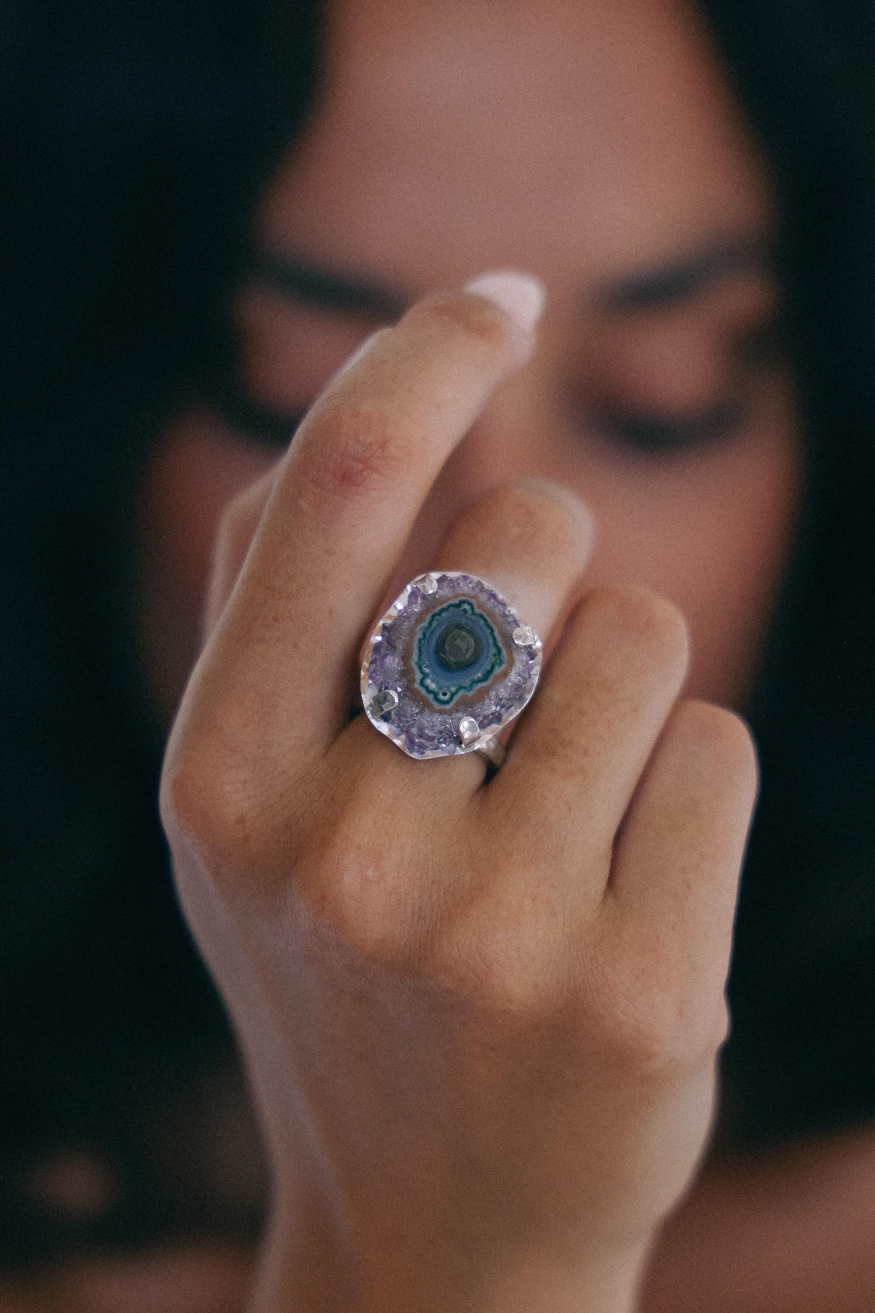 ANILLO DRUSA 05 DE PLATA