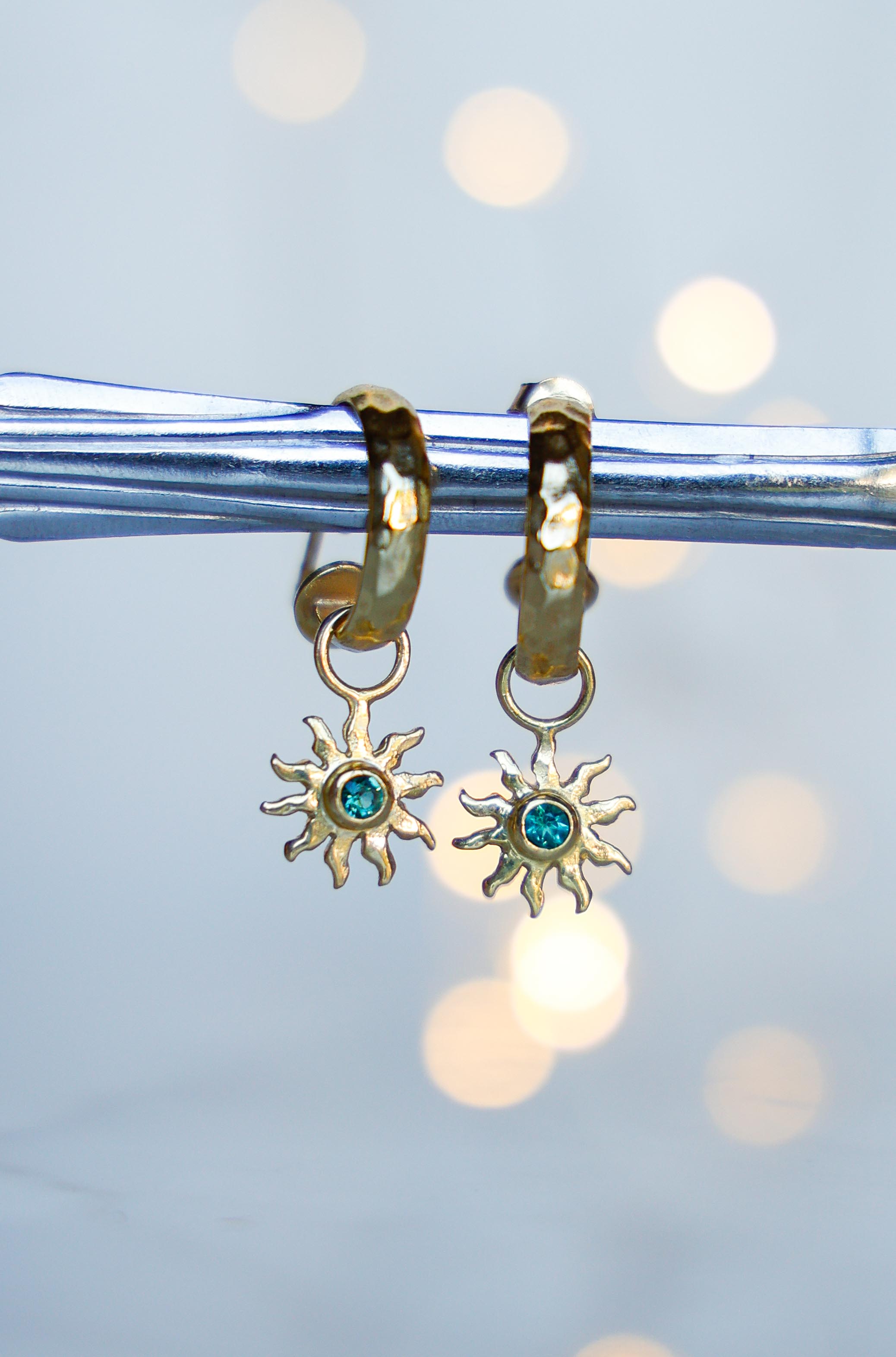 AROS AUREA GOLD Y CUARZO VERDE
