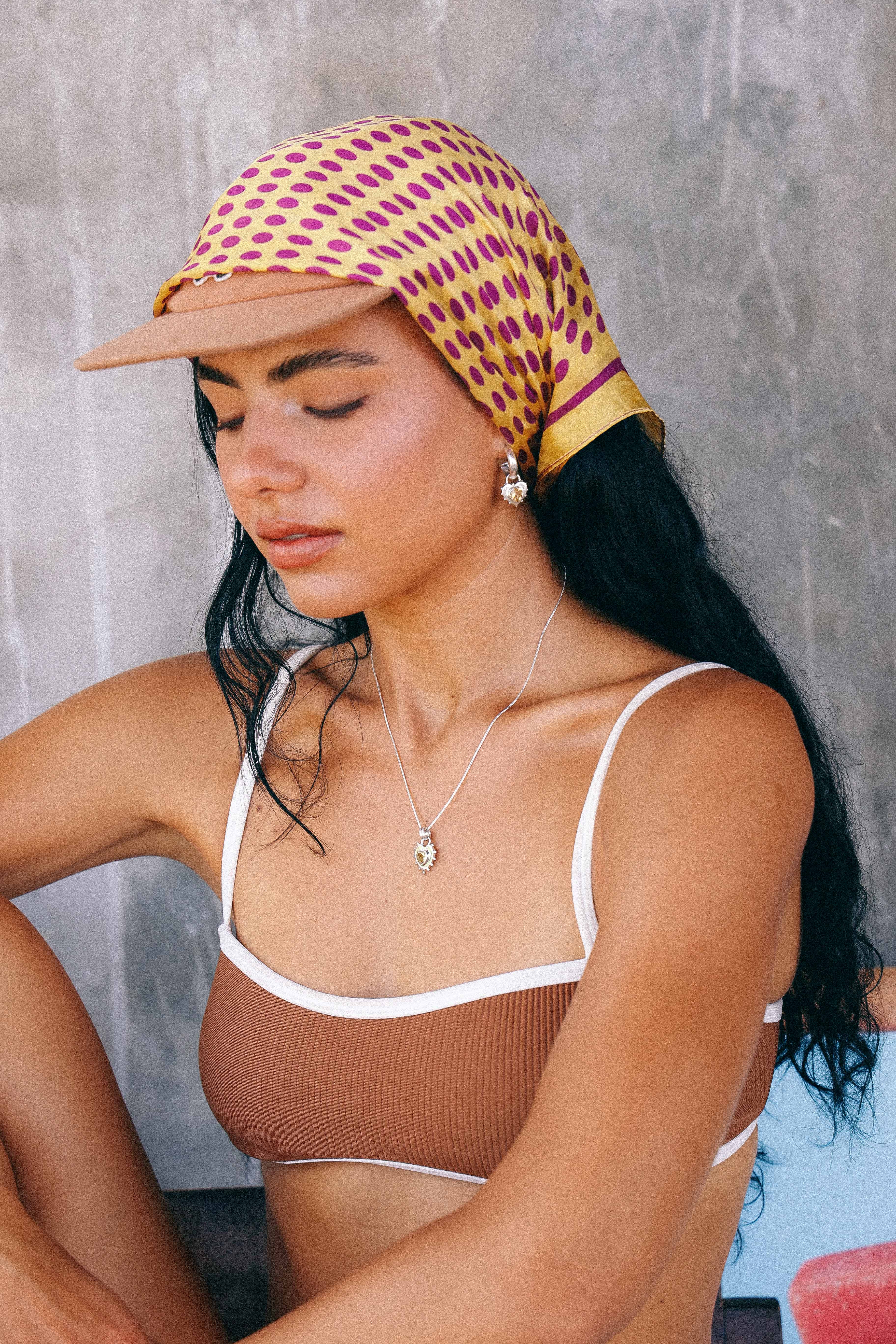 AROS CORAZON DE PLATA Y CITRINO