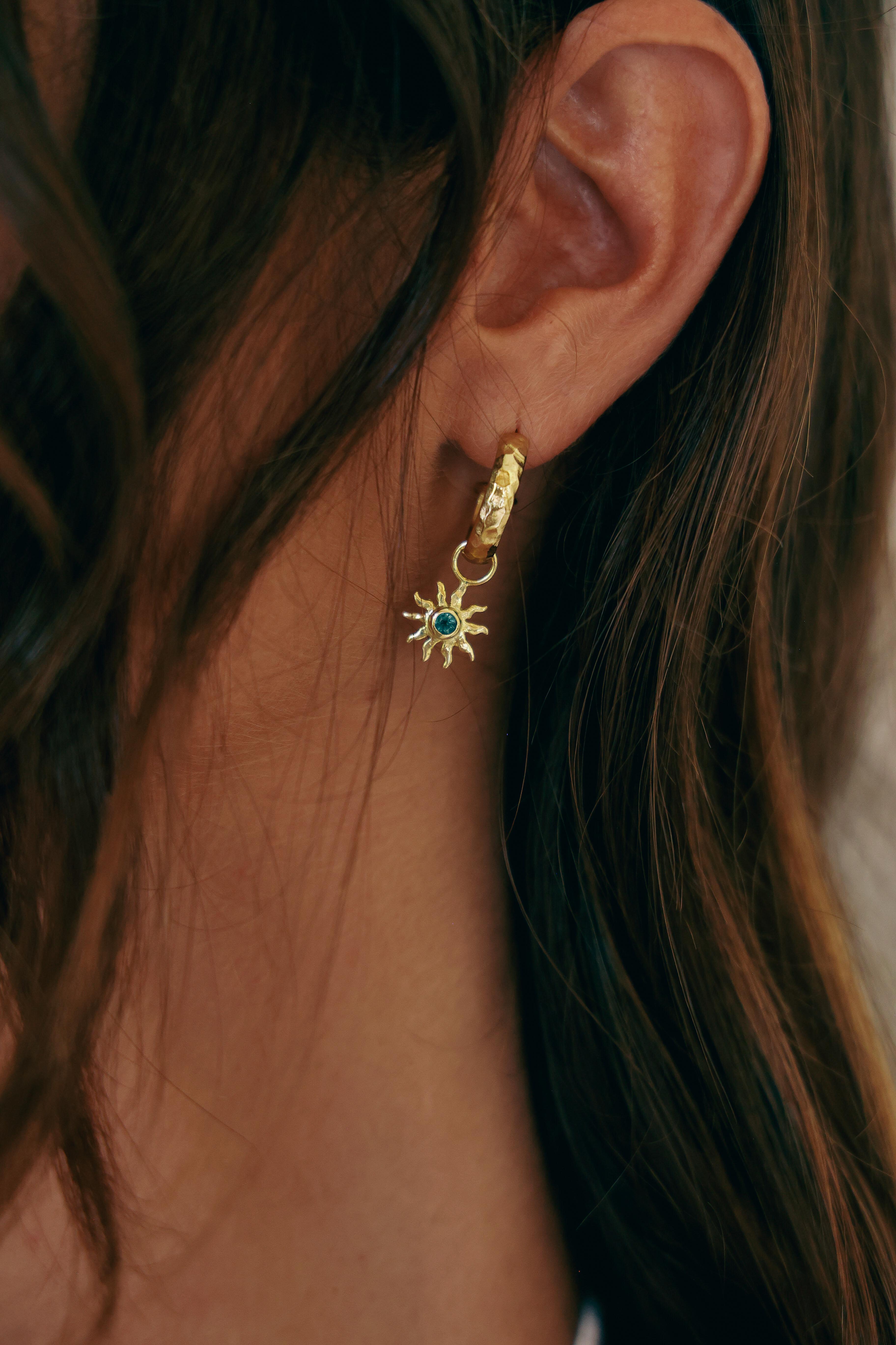 AROS AUREA GOLD Y CUARZO VERDE