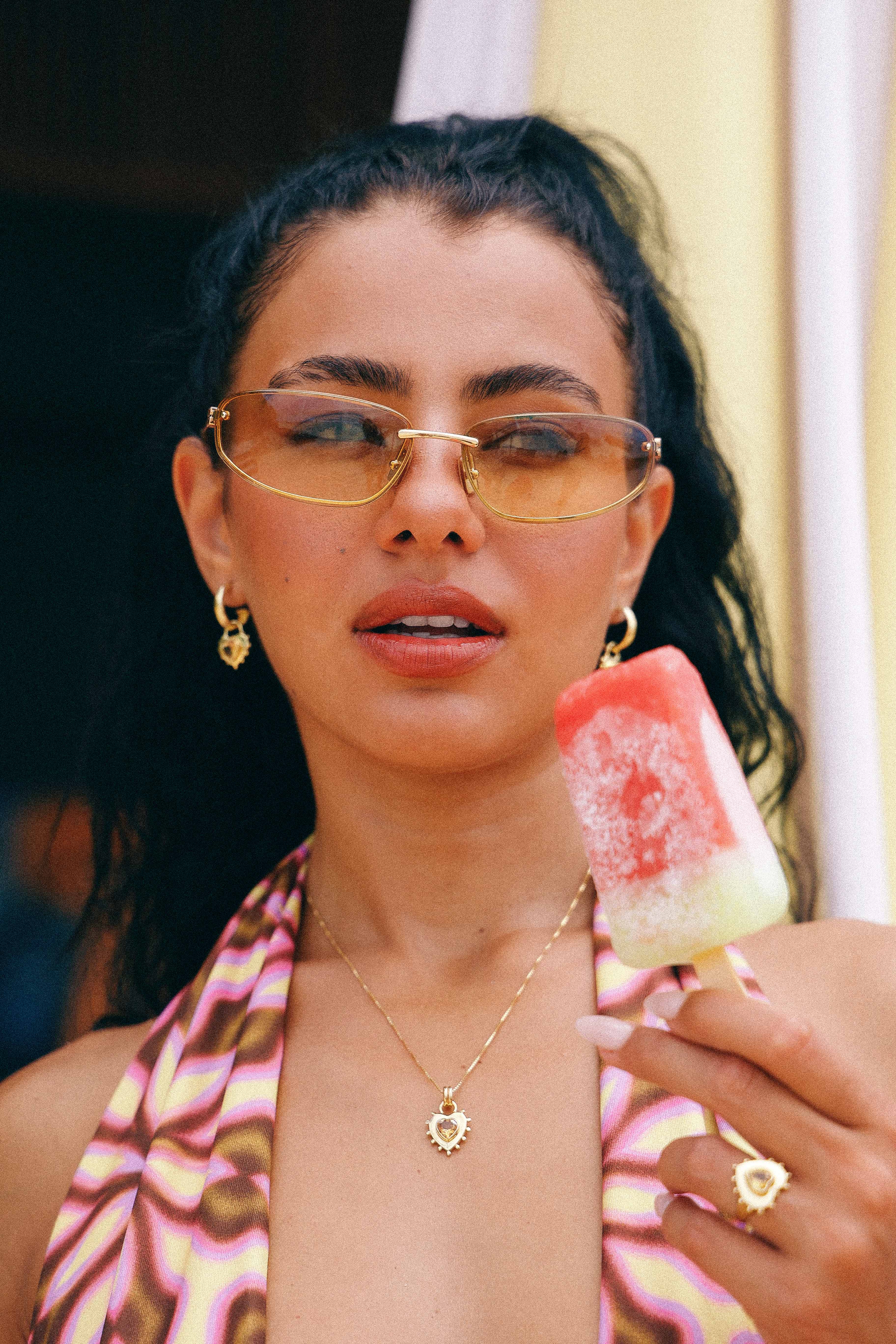 COLLAR CORAZON CITRINO GOLD