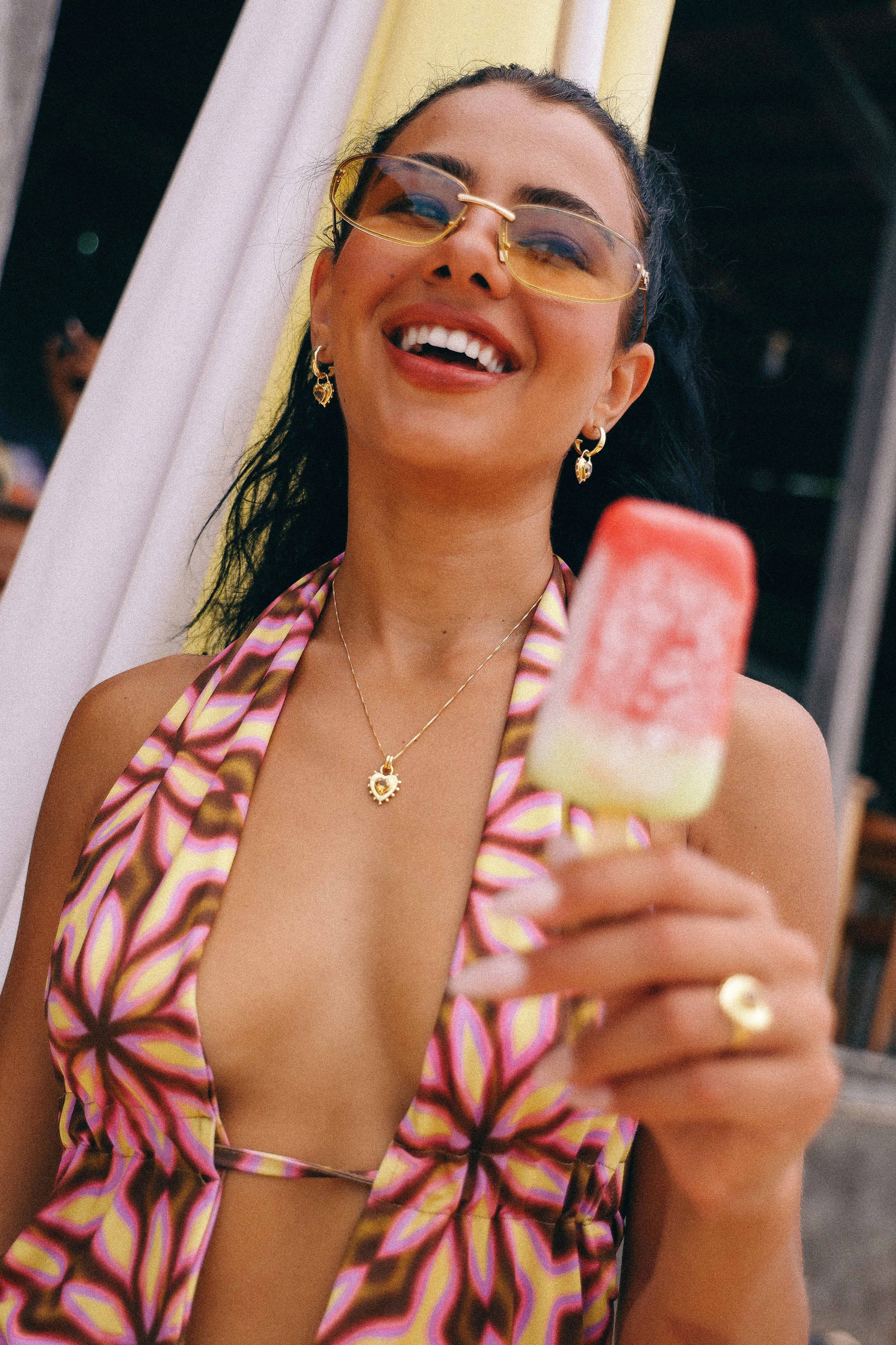 COLLAR CORAZON CITRINO GOLD