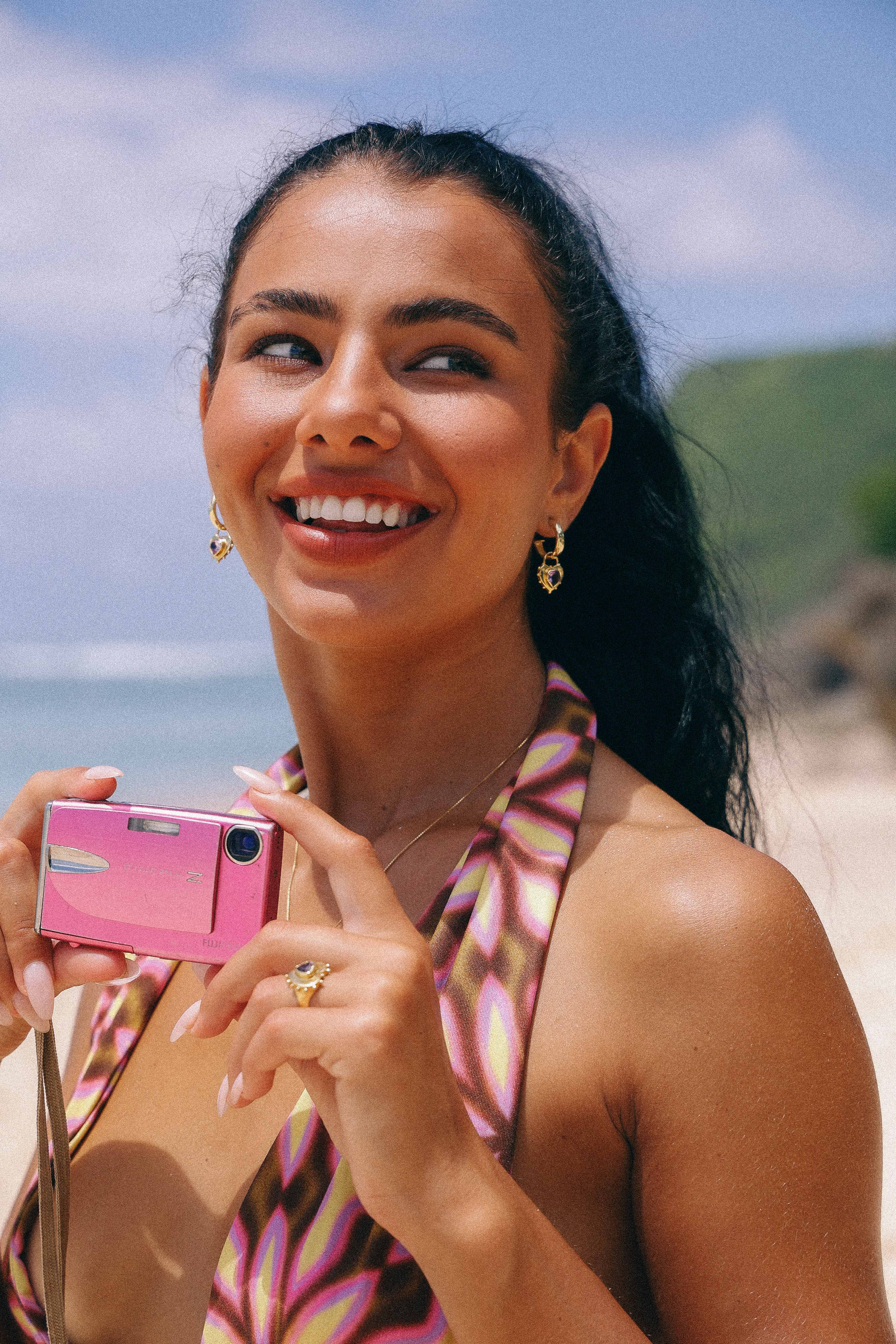 AROS CORAZON AMATISTA GOLD