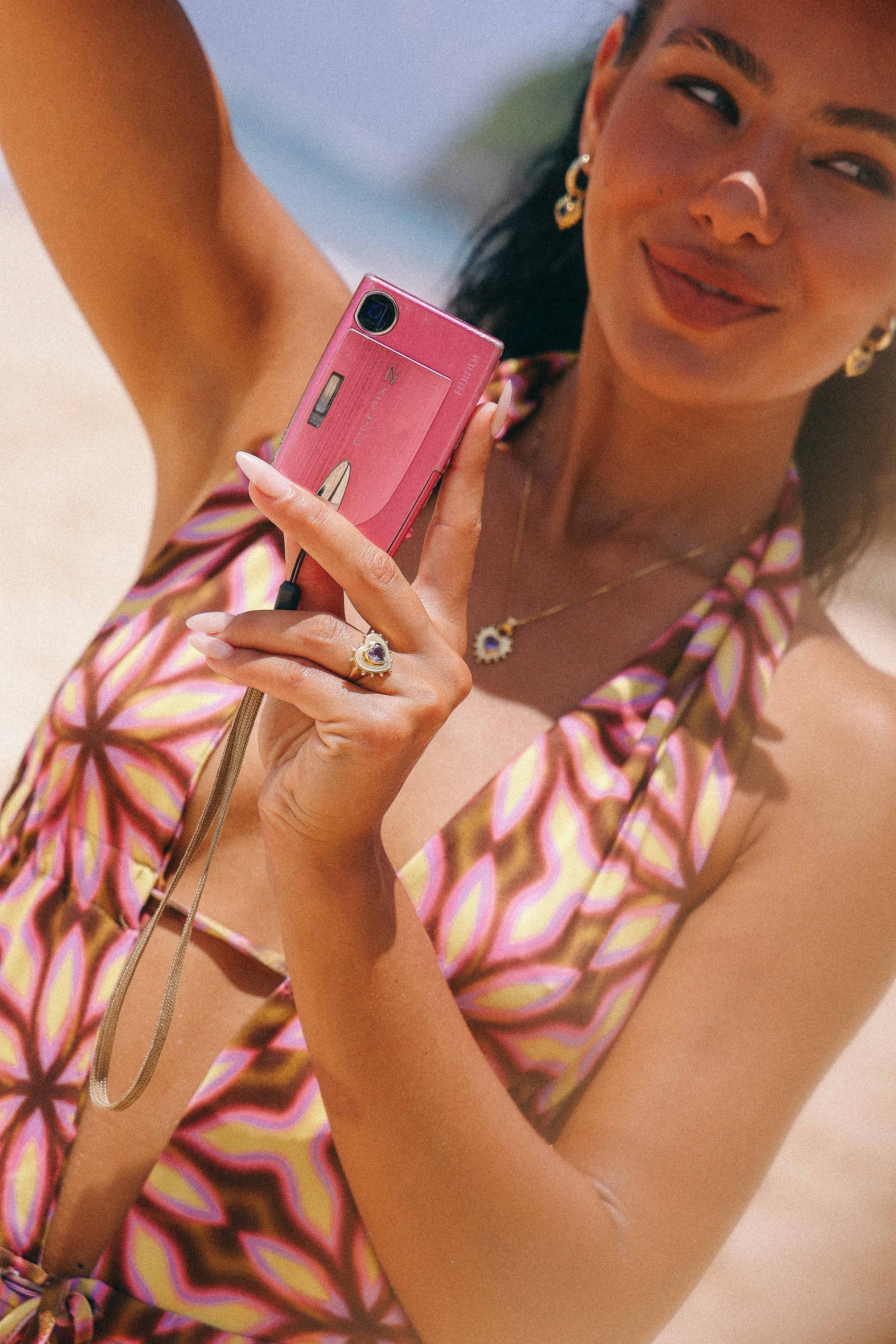 COLLAR CORAZON AMATISTA GOLD