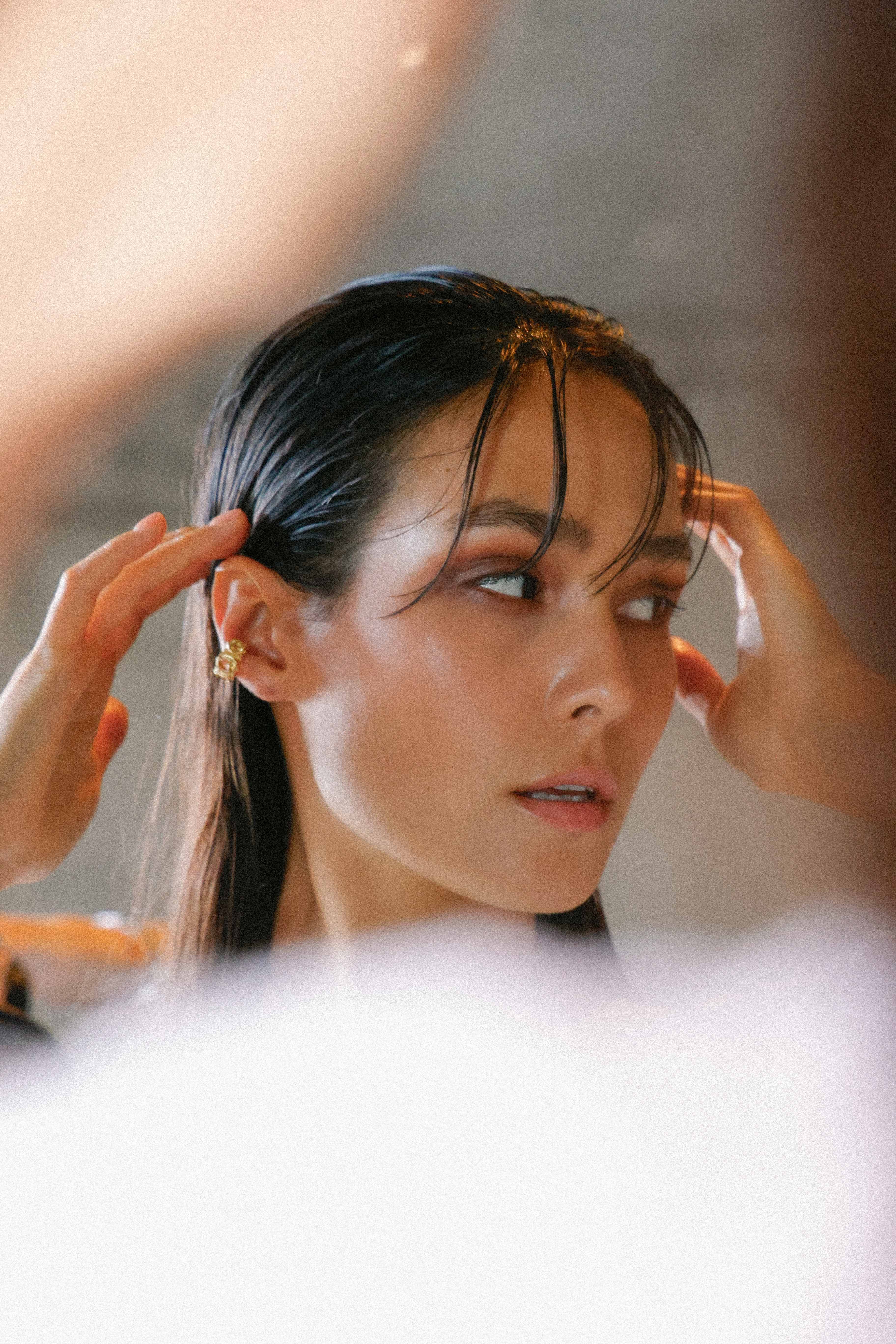 ARO EARCUFF SOLENE ORO Y CITRINO