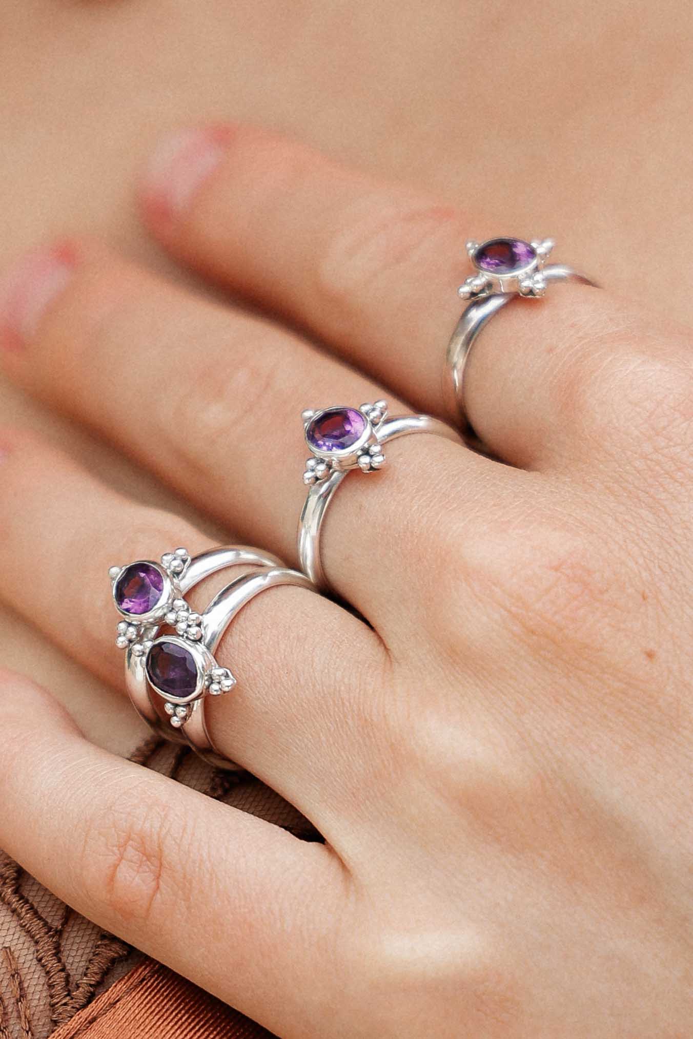 ANILLO EKA AMATISTA