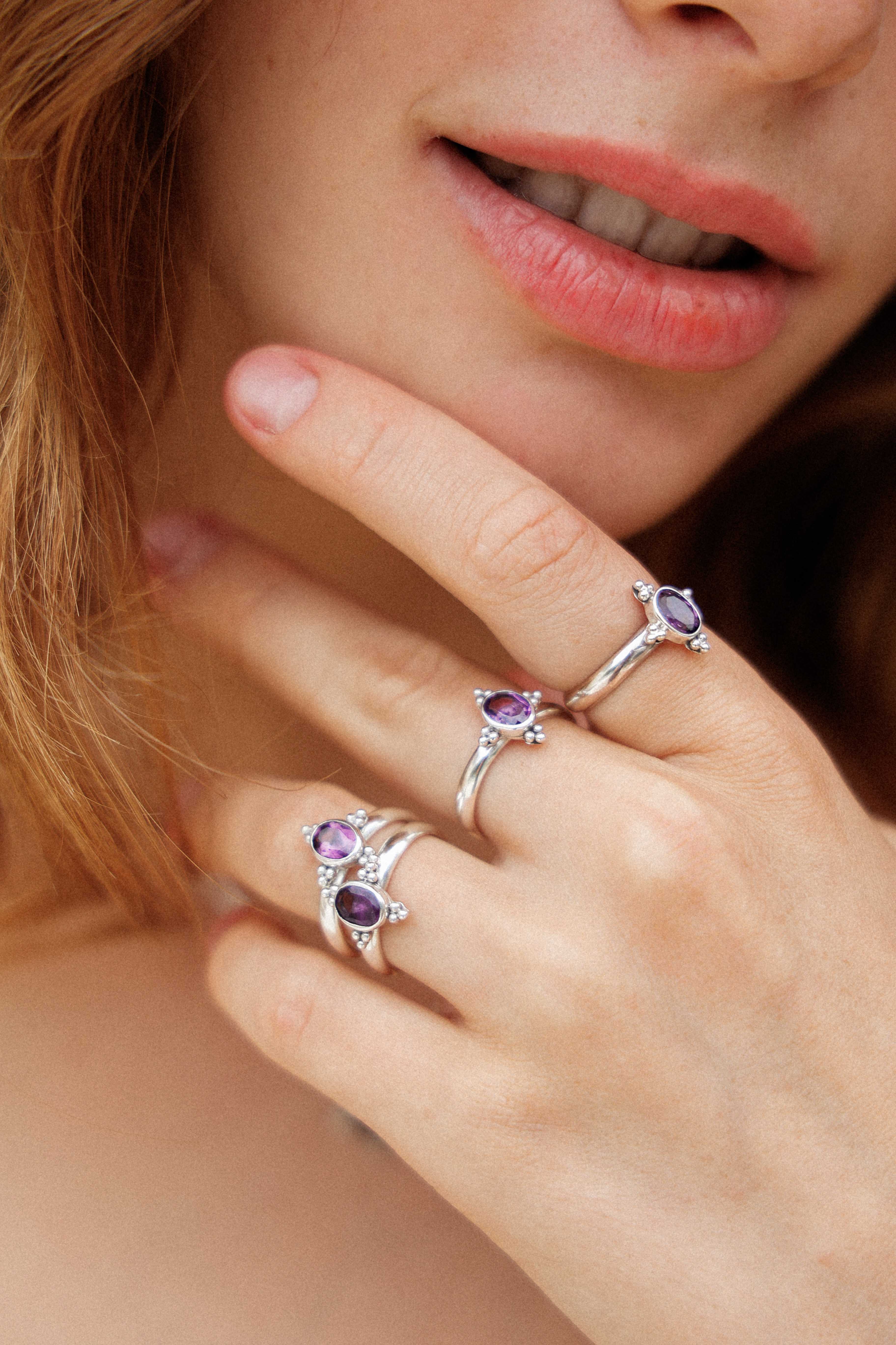ANILLO EKA AMATISTA