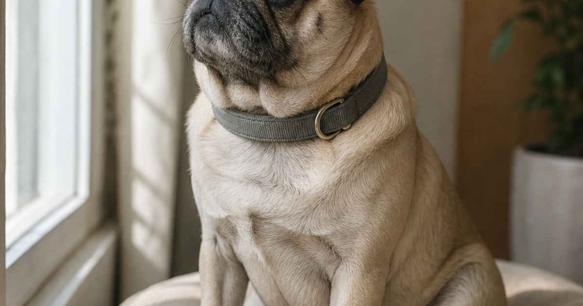 Collar para Perro Pug. Anatomía y Seguridad
