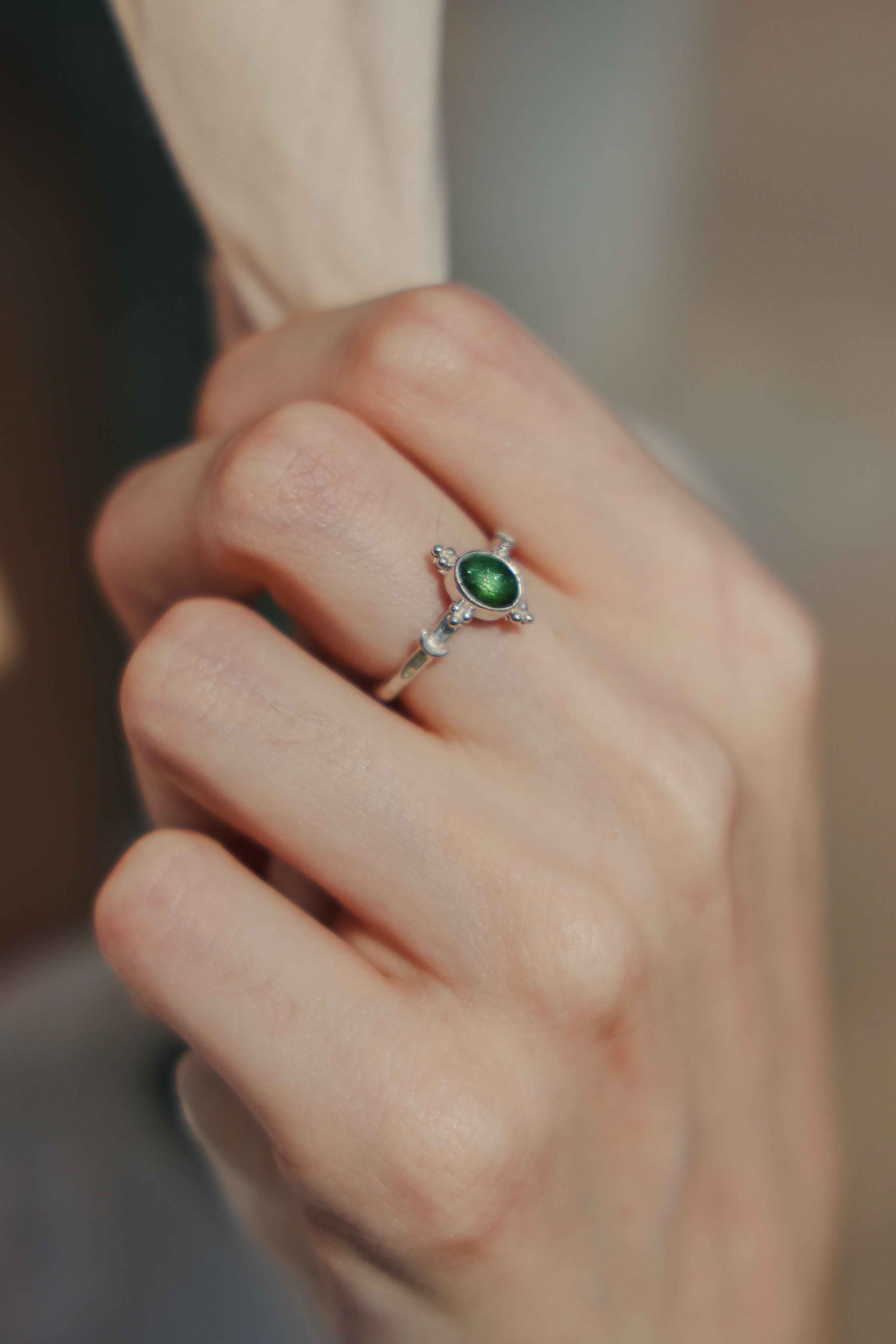 ANILLO ALTAIR VERDE