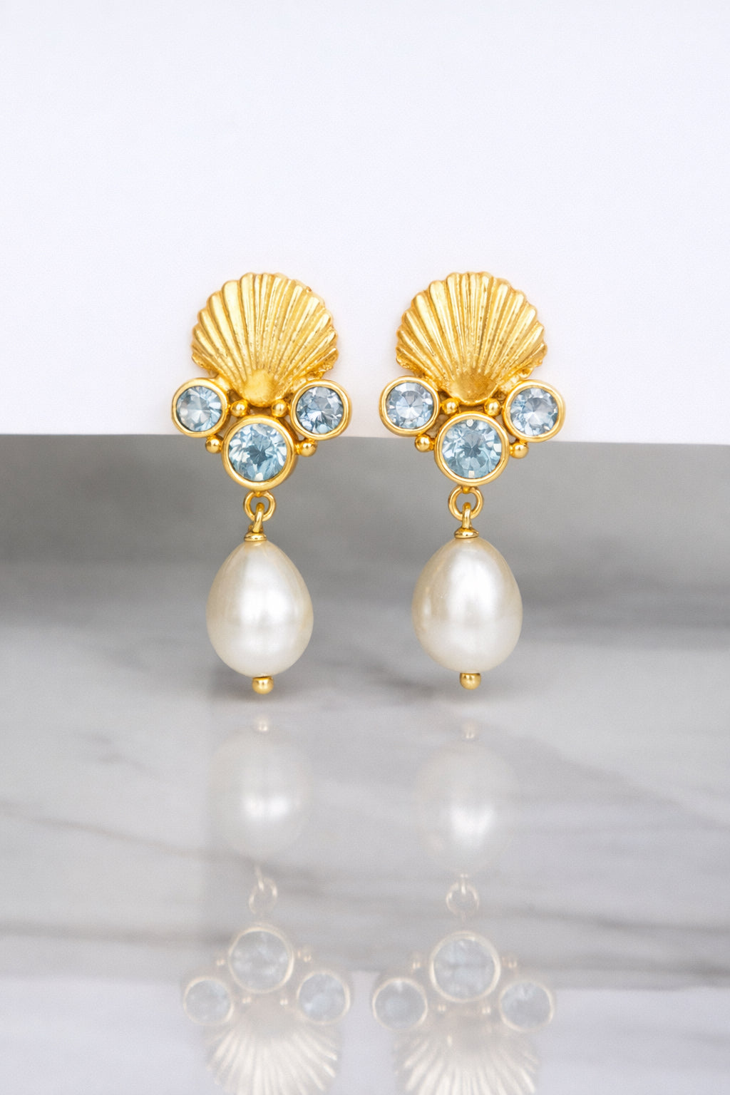 AROS CONMIISANKA GOLD DE TOPACIO CELESTE