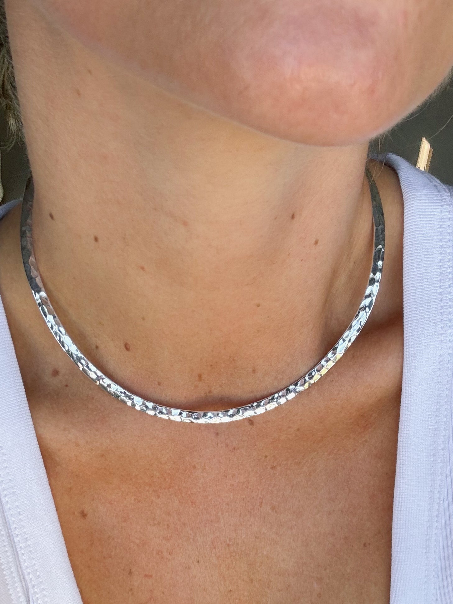 COLLAR CHOKER 12 DE PLATA