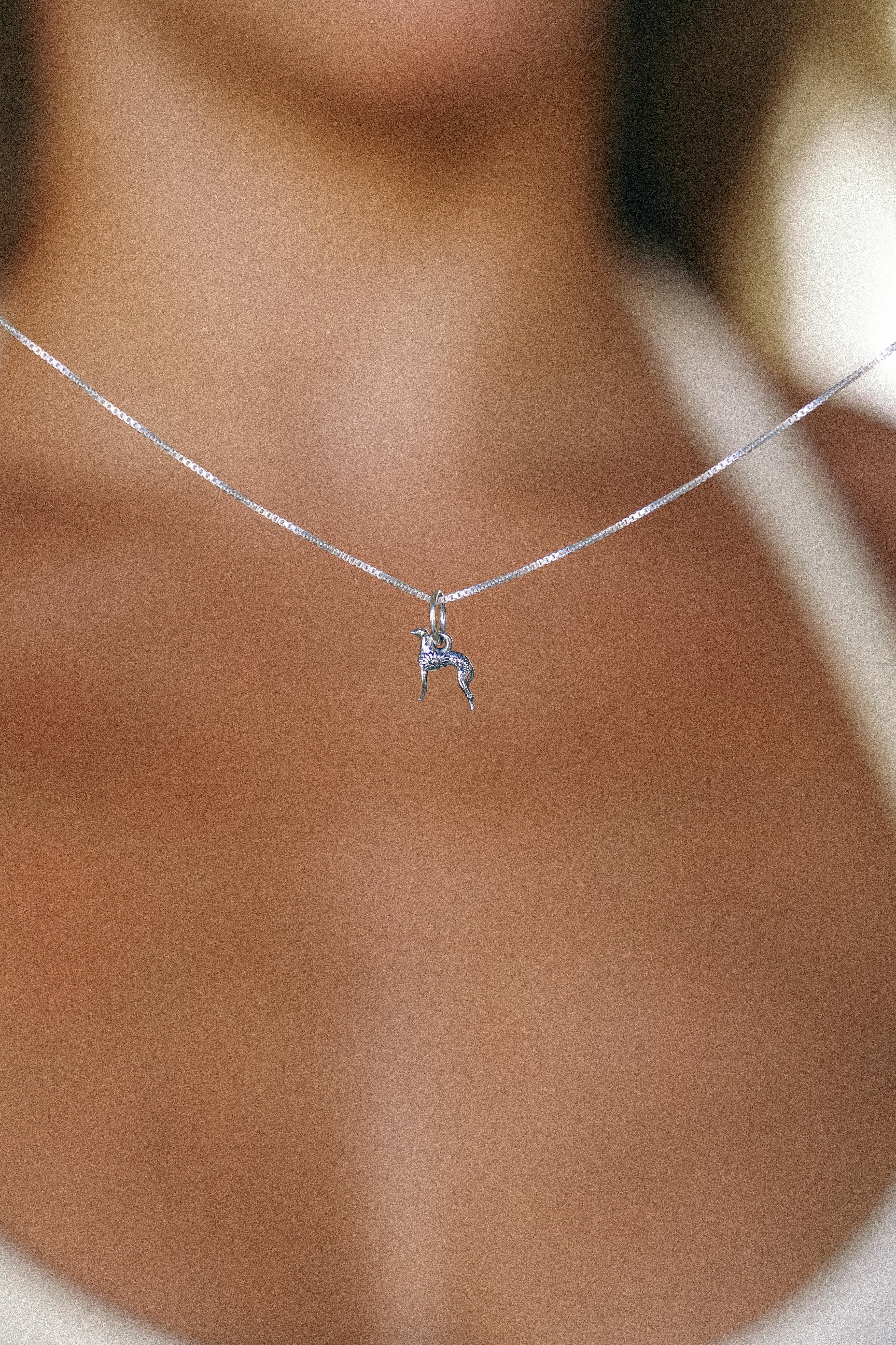 COLLAR GALGO DE PLATA