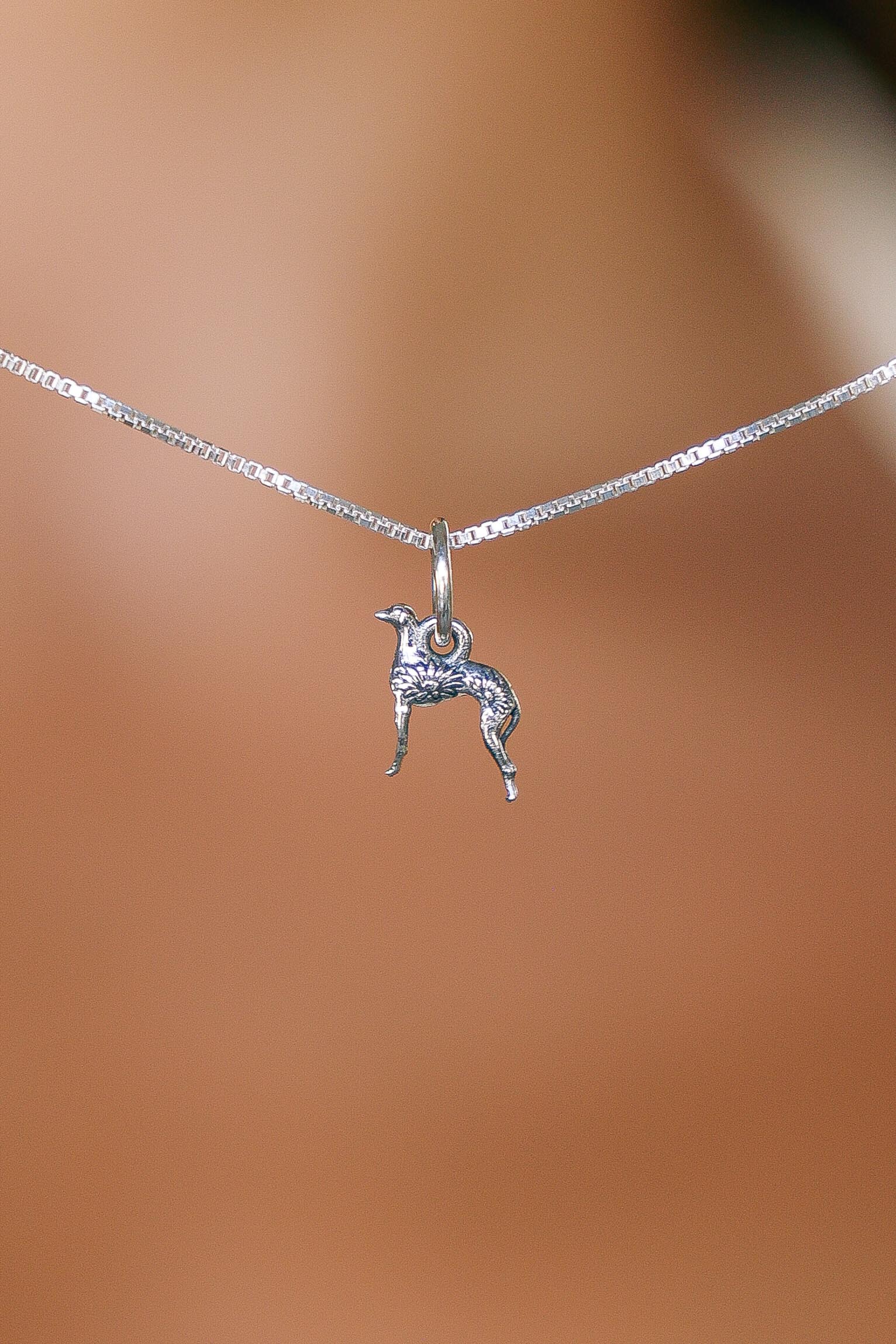 COLLAR GALGO DE PLATA