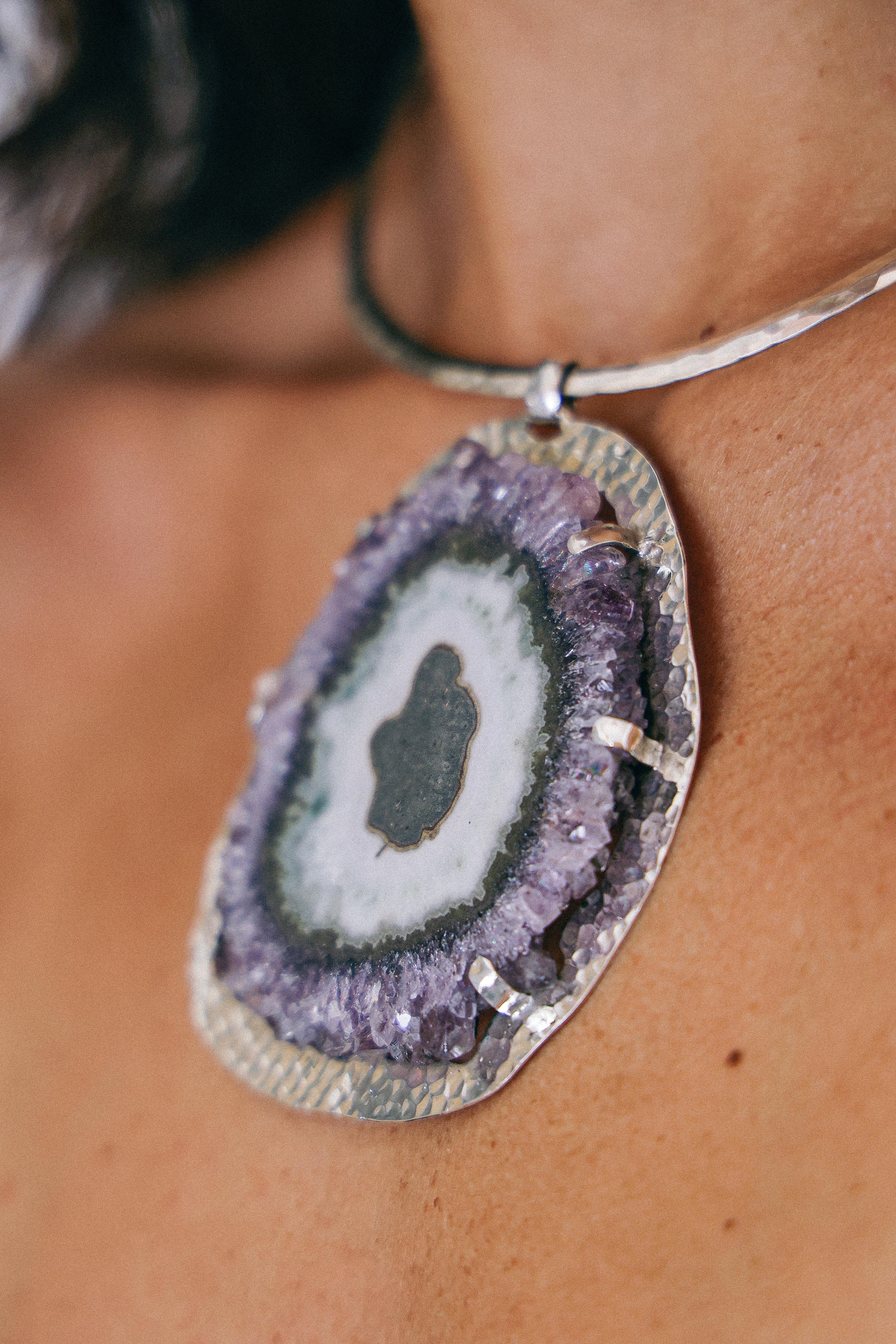 COLLAR DRUSA 03 DE PLATA
