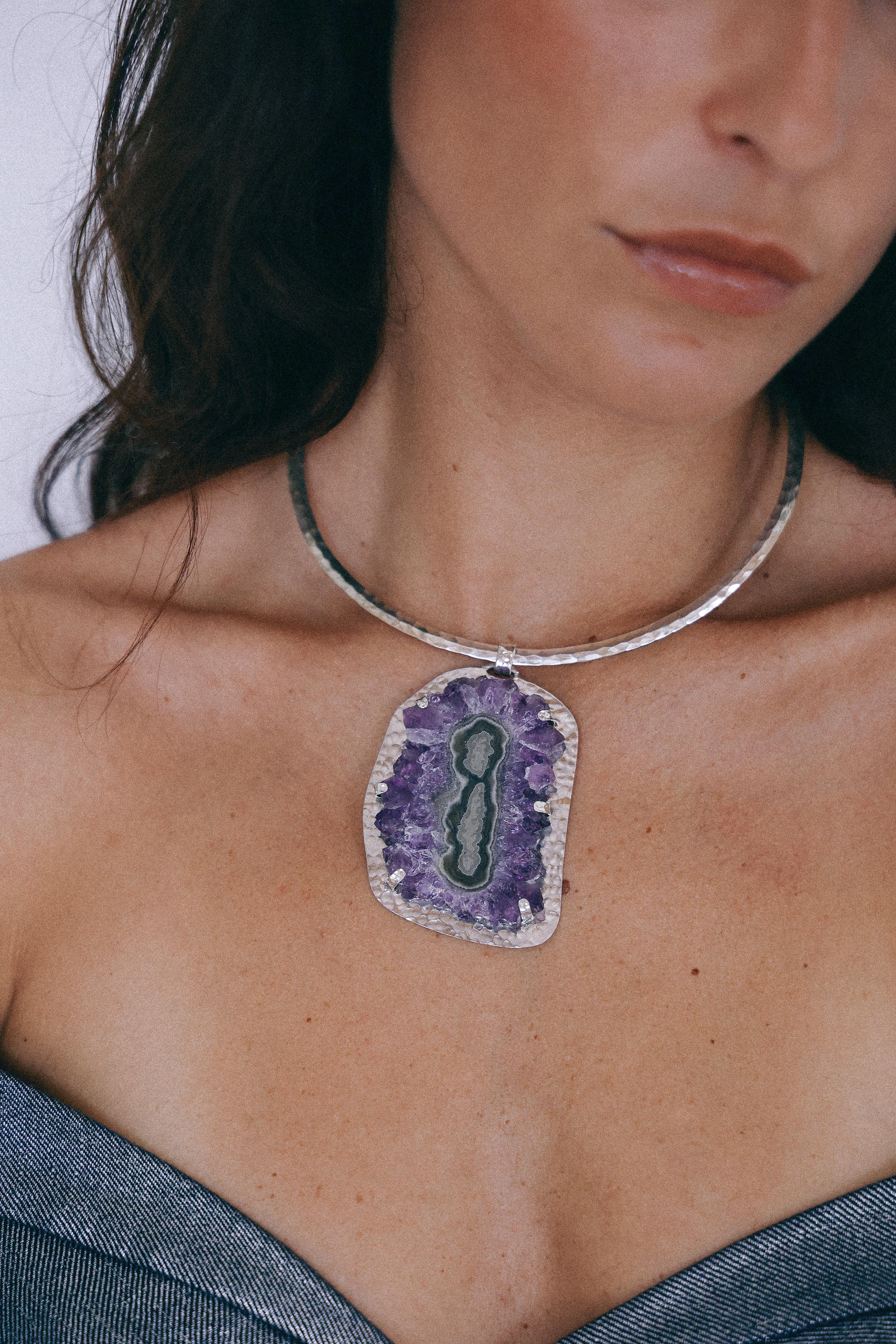 COLLAR DRUSA 04 DE PLATA