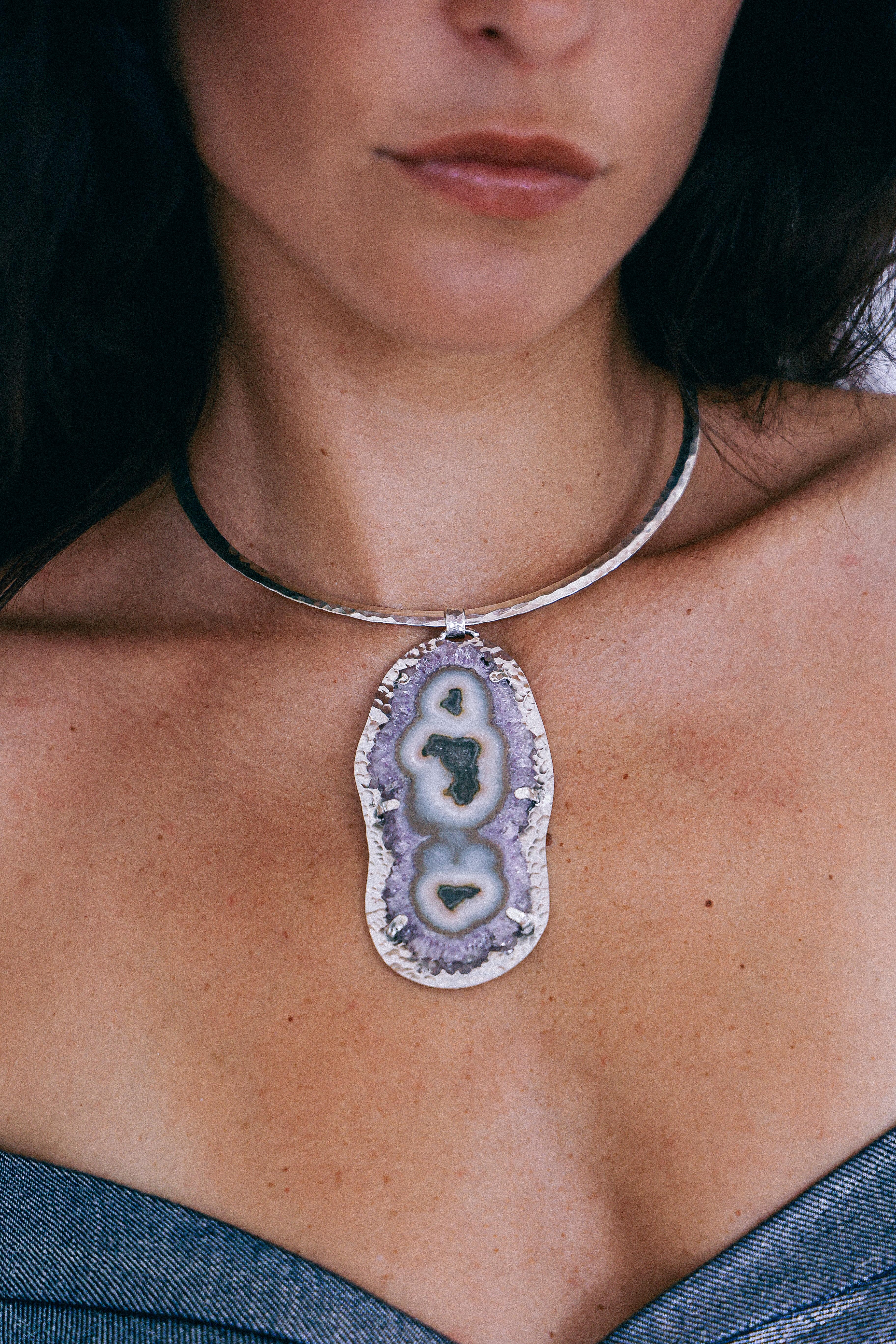COLLAR DRUSA 05 DE PLATA