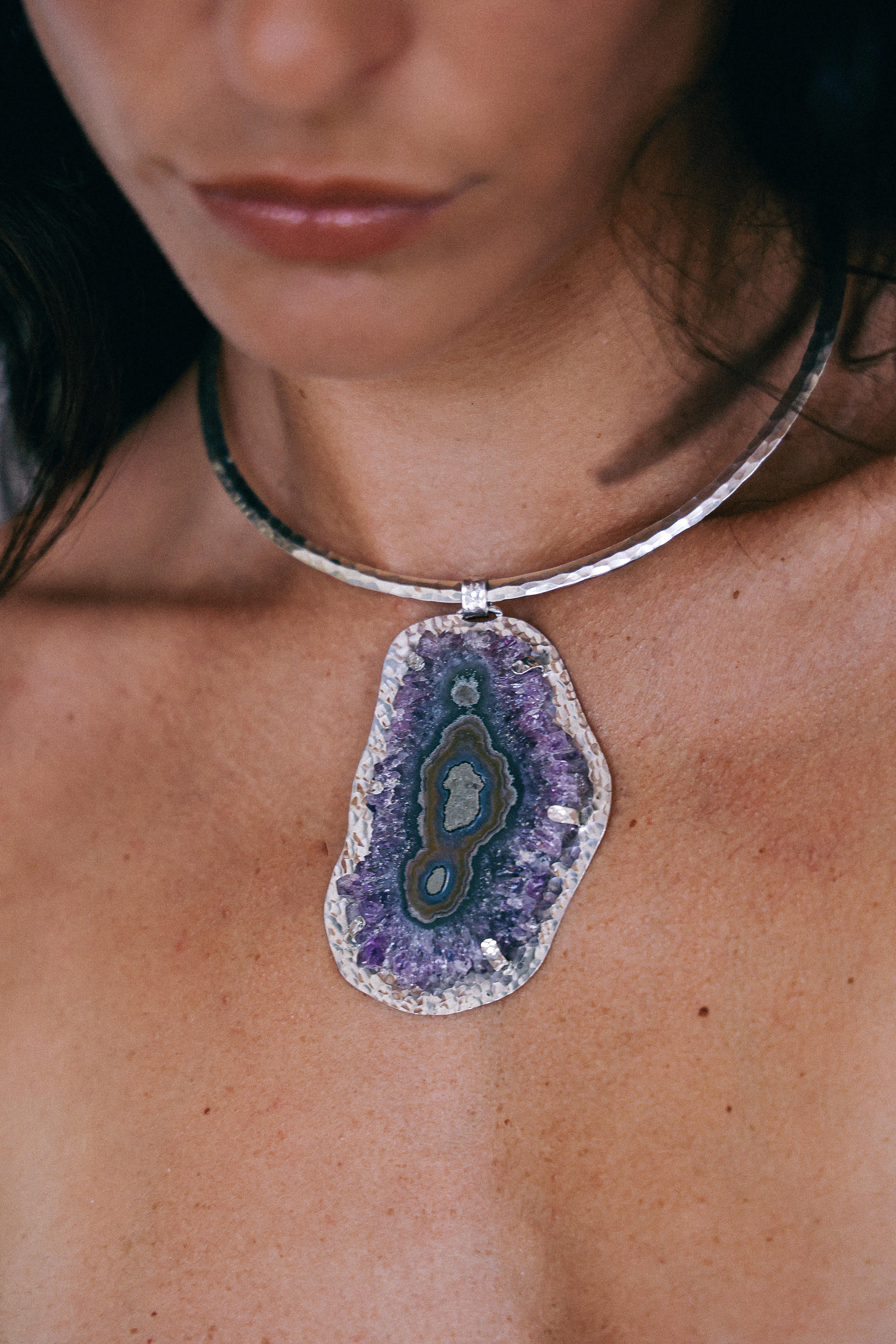 COLLAR DRUSA 06 DE PLATA