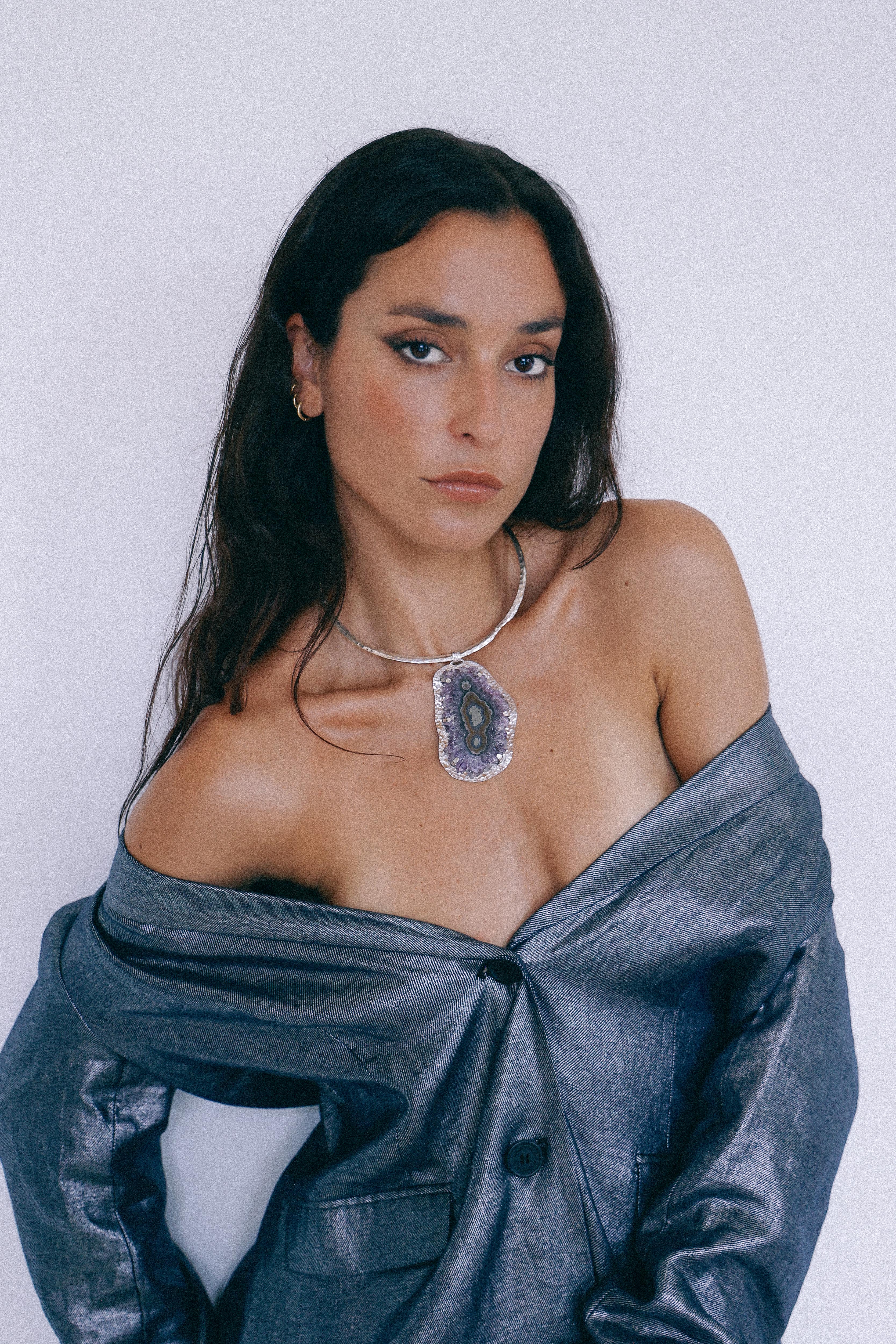 COLLAR DRUSA 06 DE PLATA