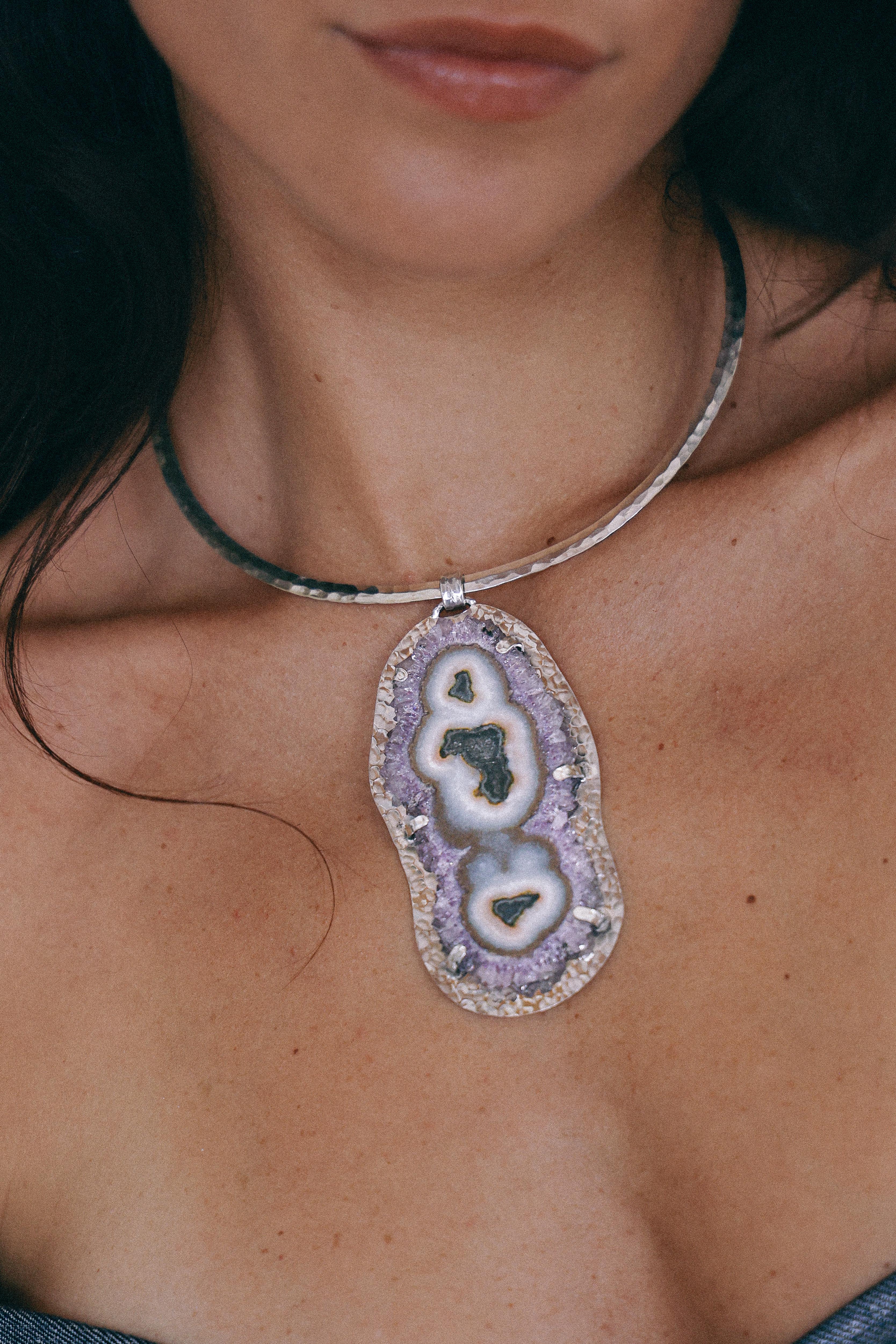 COLLAR DRUSA 05 DE PLATA