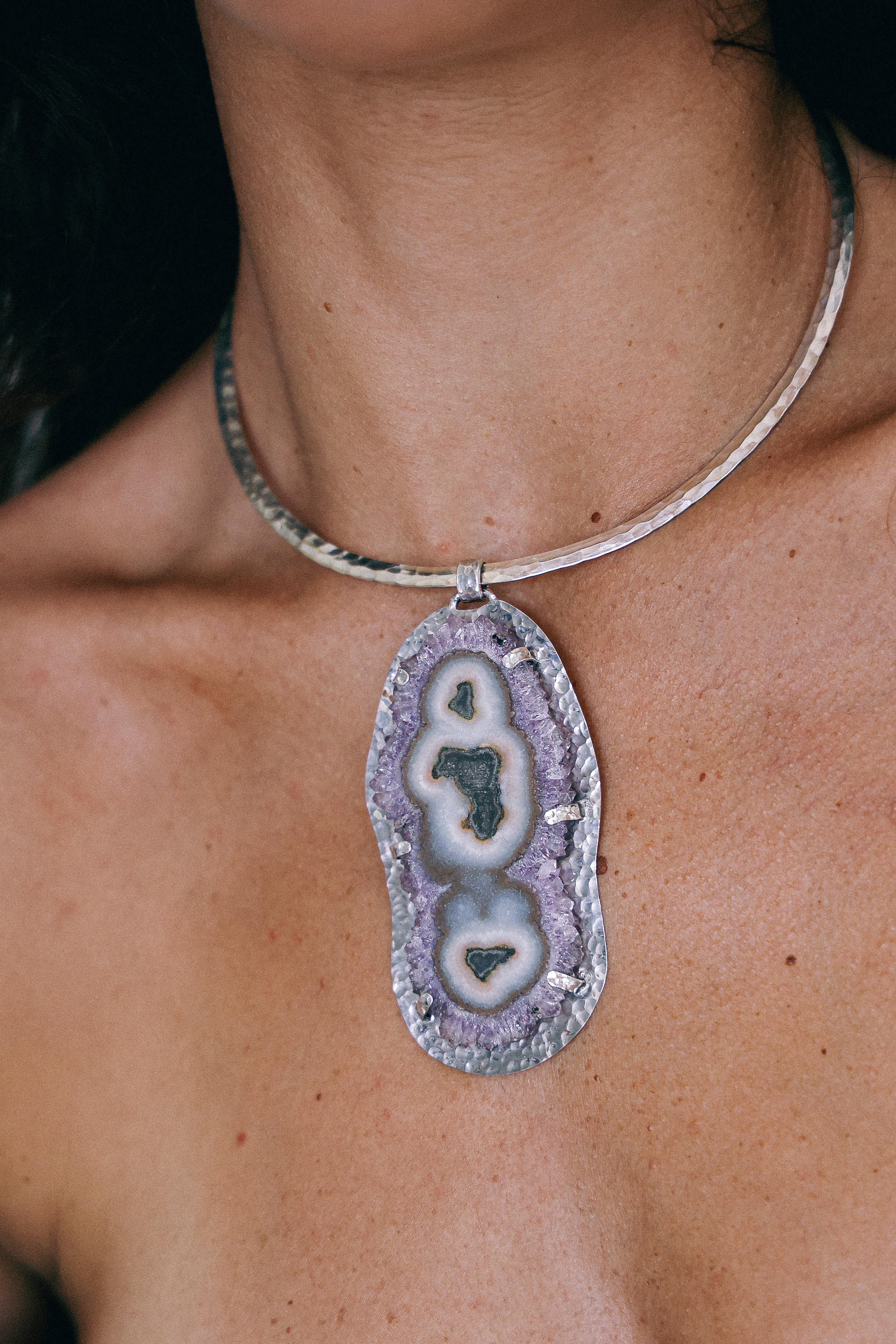 COLLAR DRUSA 05 DE PLATA