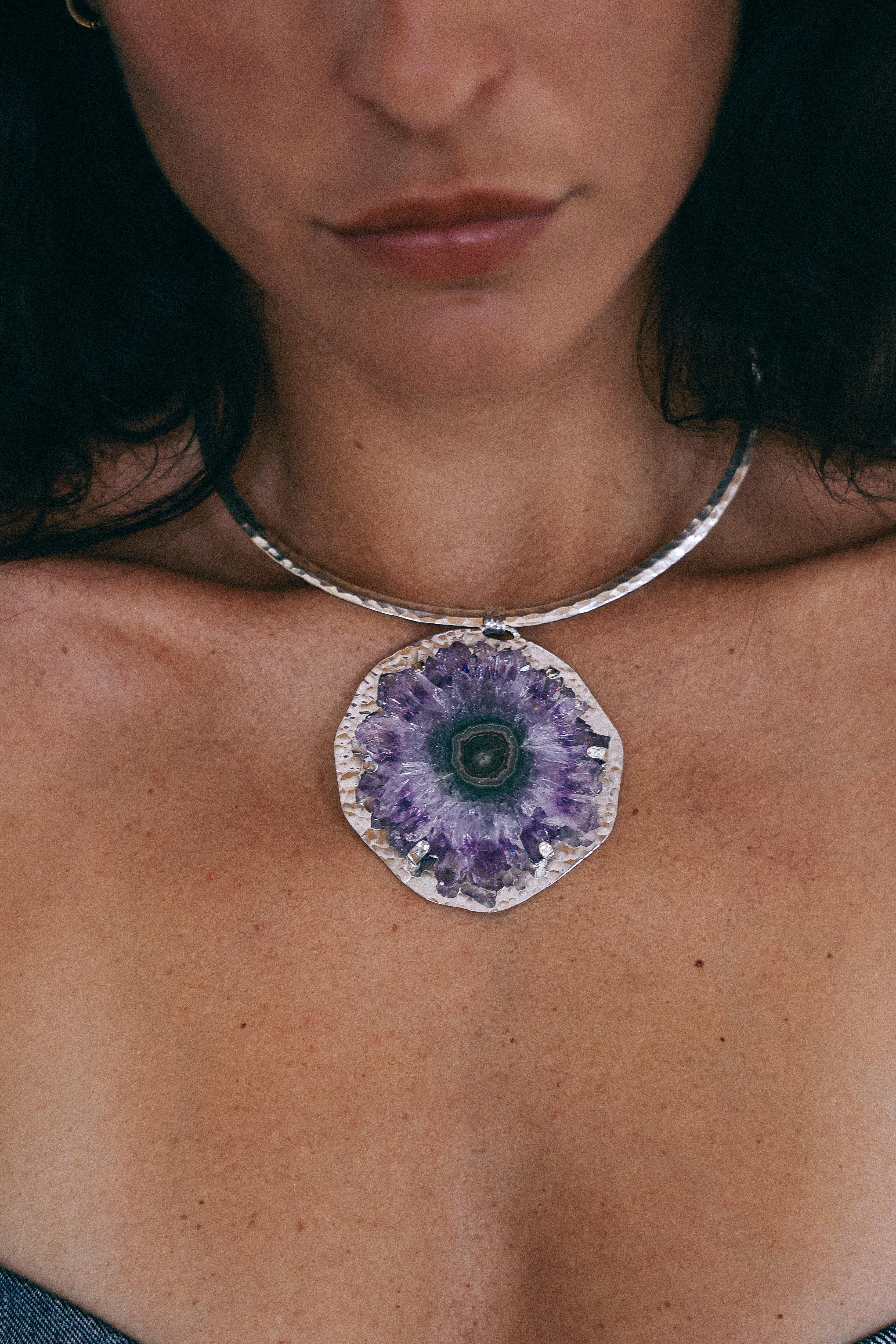 COLLAR DRUSA 07 DE PLATA