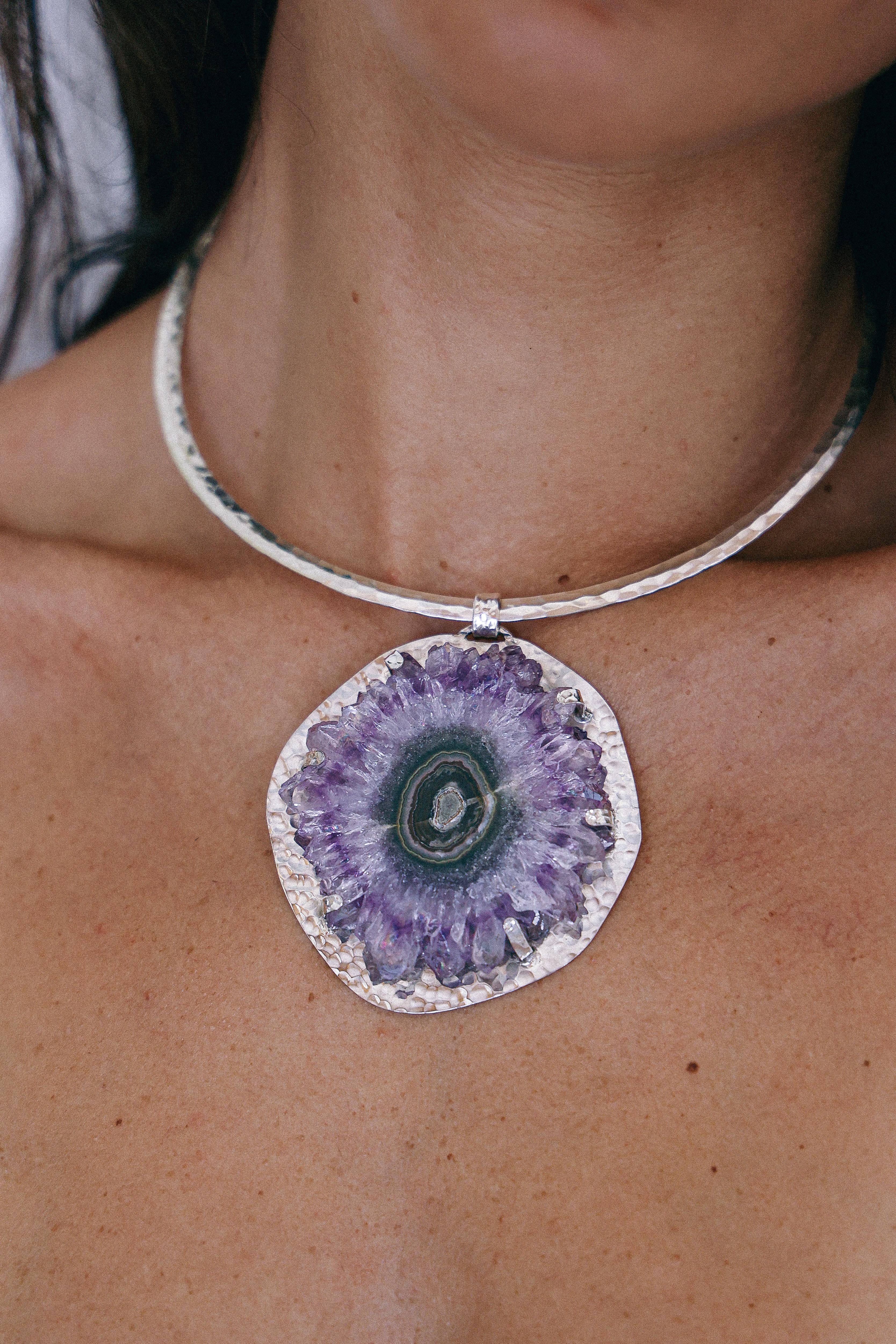 COLLAR DRUSA 08 DE PLATA