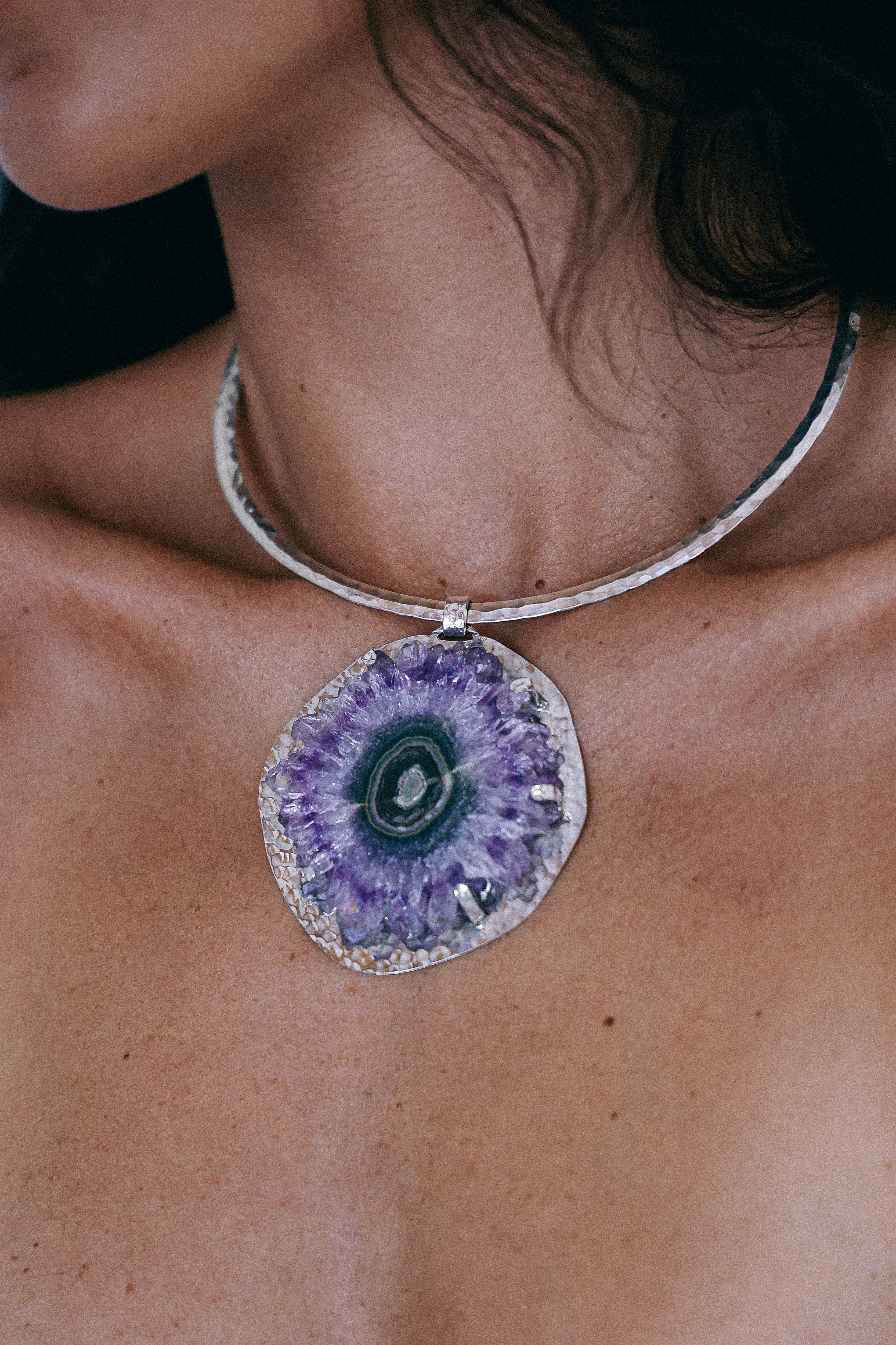 COLLAR DRUSA 08 DE PLATA